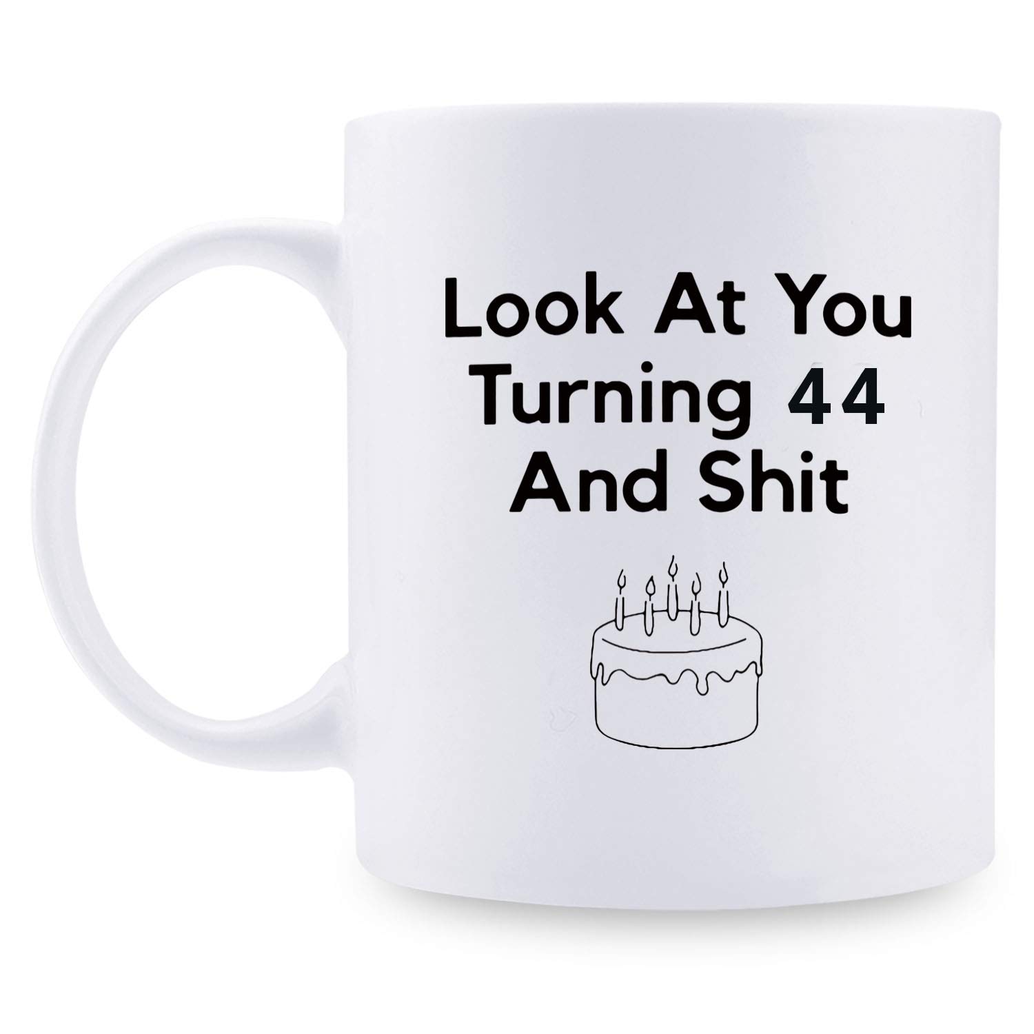 1975 Birthday Gifts for Women - 44th Birthday Coffee Mug for Mom, Wife, Sister, Friend, Colleague - 11oz Ceramic Cup - Perfect for Office, Home & Special Celebrations