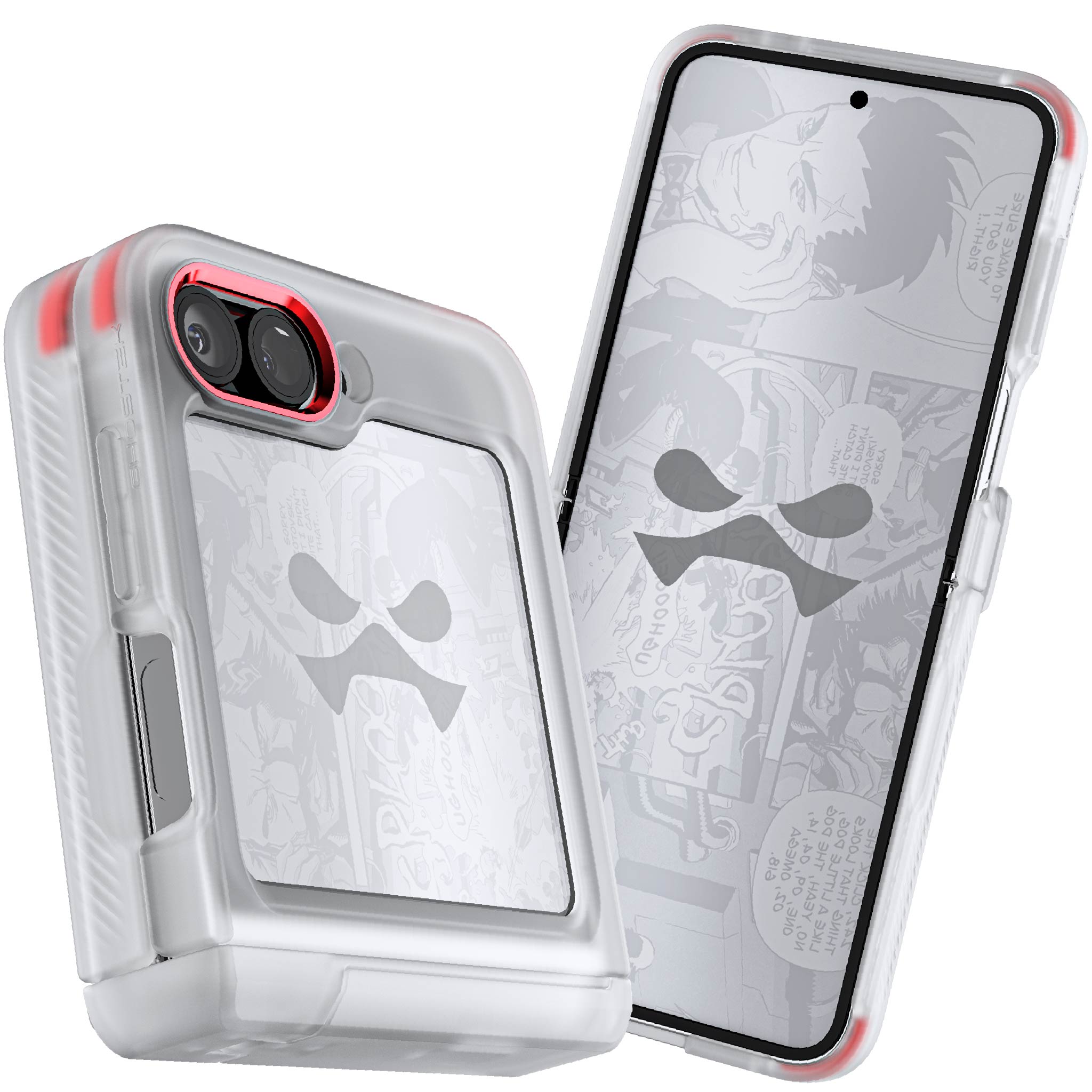 Samsung Galaxy Z Flip 6 Clear Shockproof Protective Case - Slim Fit, Anti-Scratch, Military-Grade Drop Protection - Perfect for Everyday Use, Travel & Outdoor Activities