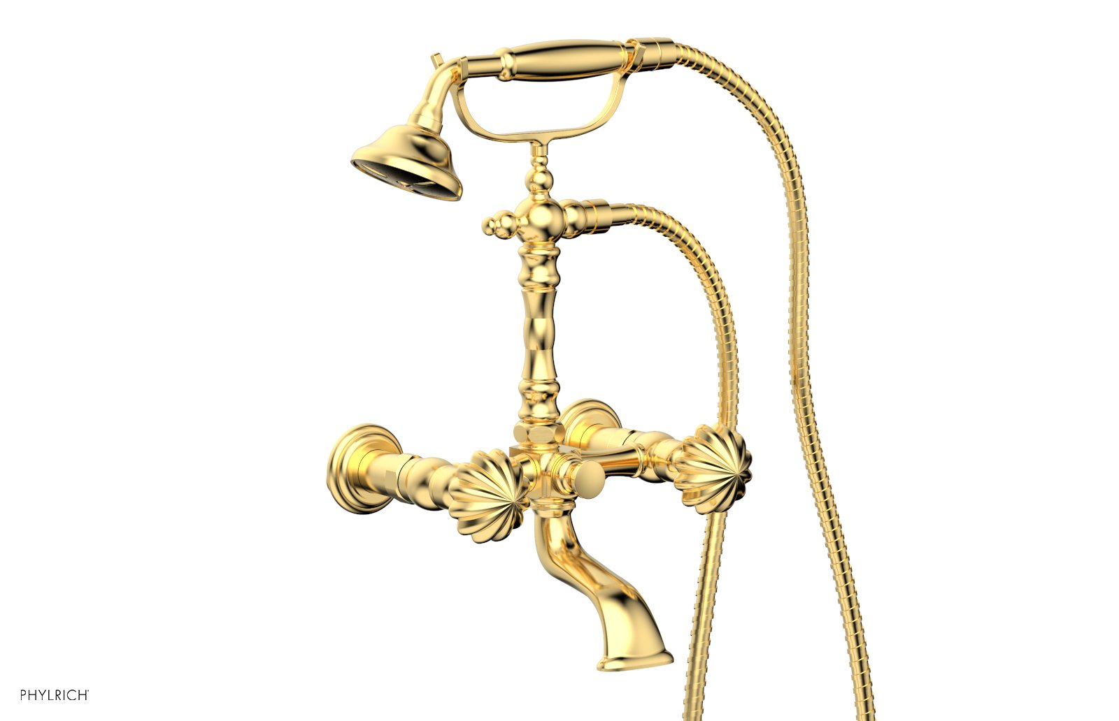 GEORGIAN & BARCELONA Exposed Tub and Hand Shower Combo with Round Handle K2393 19 - Perfect for Modern Bathroom Renovation and Spa-Like Shower Experience