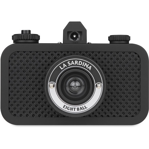 Lomography La Sardina 8Ball 35mm Film Camera - Vintage Style Point & Shoot Camera for Street Photography & Travel Adventures