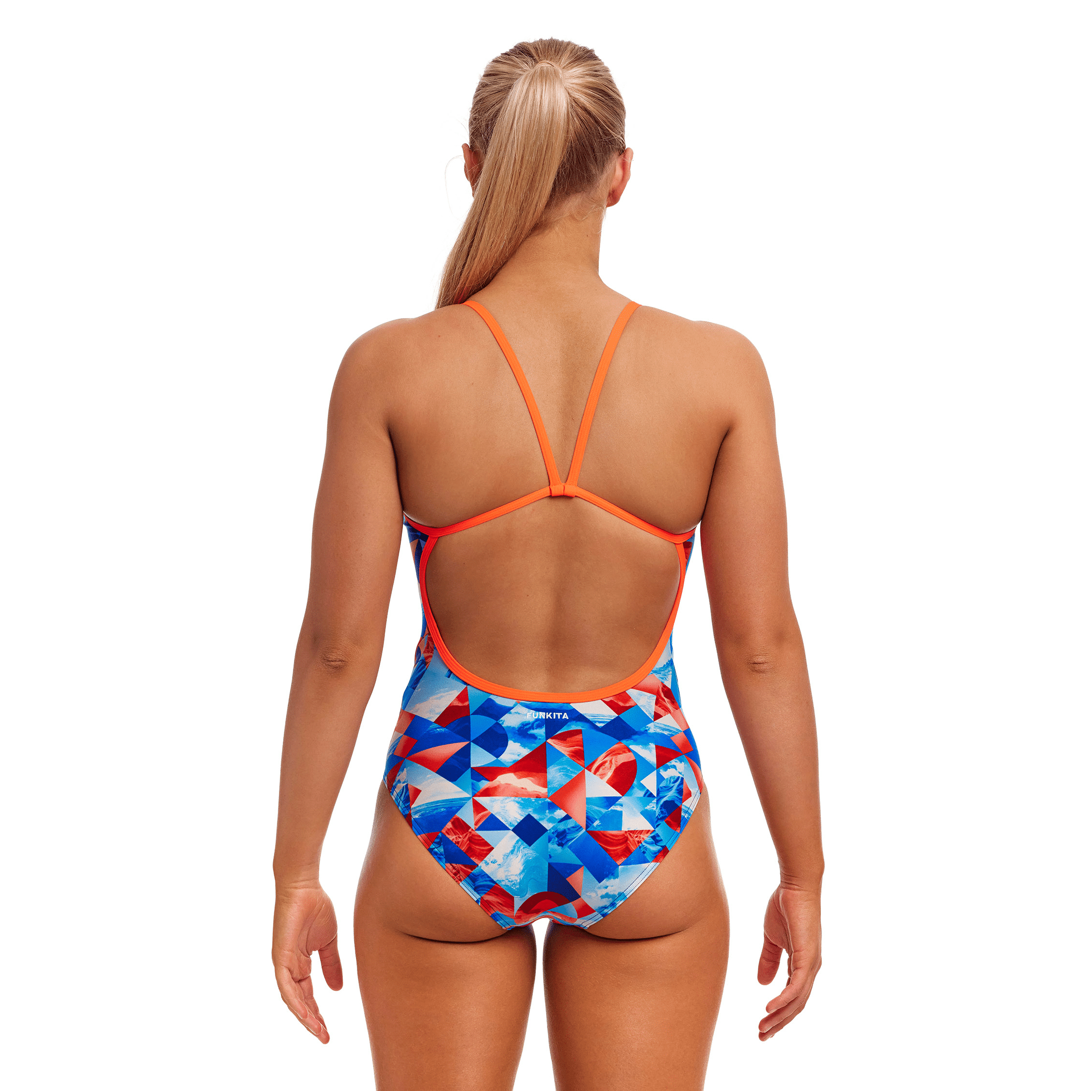 Funkita Big Swell Women's One Shoulder Swimsuits - Stylish Single Strap Bathing Suit for Beach, Pool & Summer Vacations