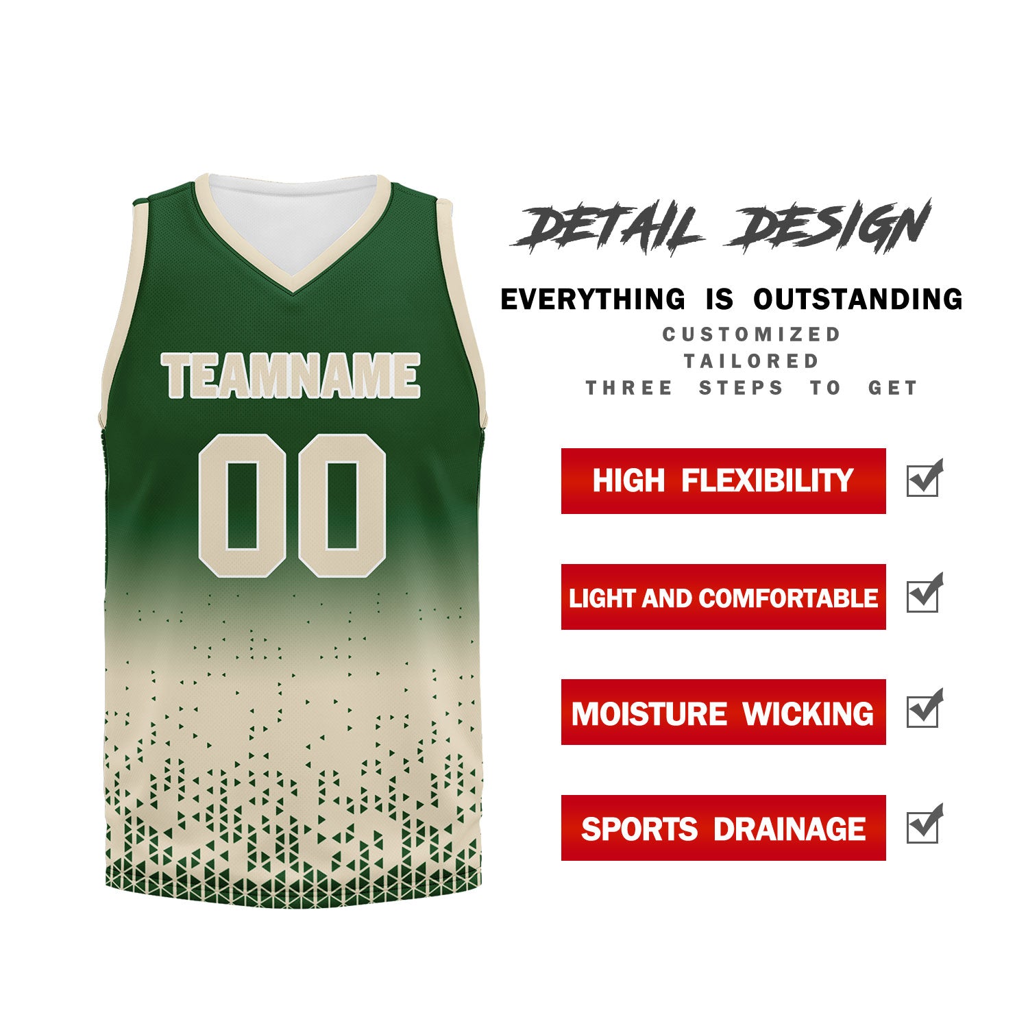 Custom Green Yellow Fade Basketball Jersey - Breathable Sports Uniform for Men & Women - BBJ01 D020102 - Perfect for Team Games, Streetwear and Fan Apparel