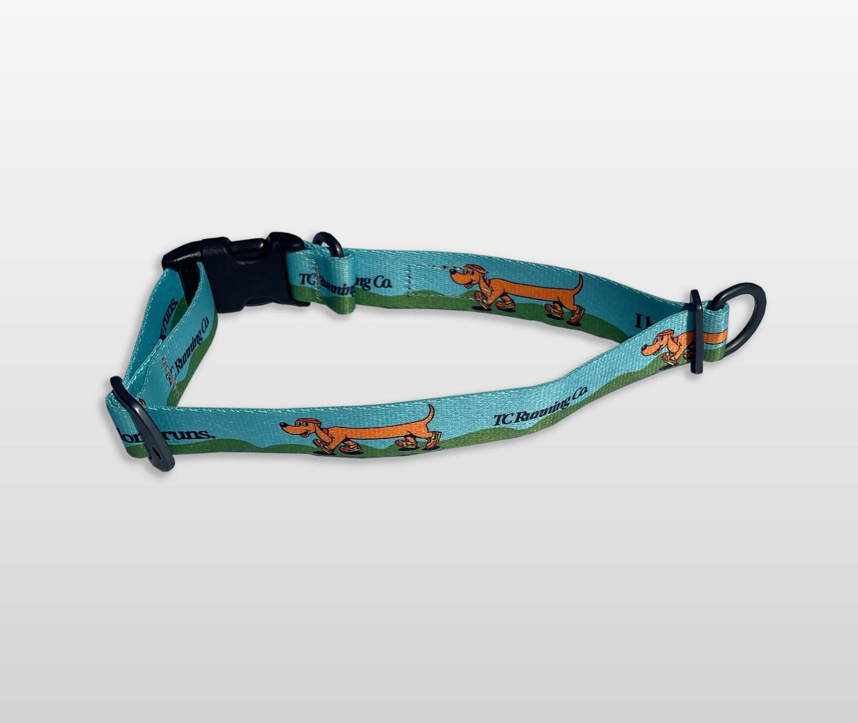 We Love Long Runs Collar - TC Running Custom Dog Collar for Active Pets | Perfect for Jogging, Hiking & Outdoor Adventures