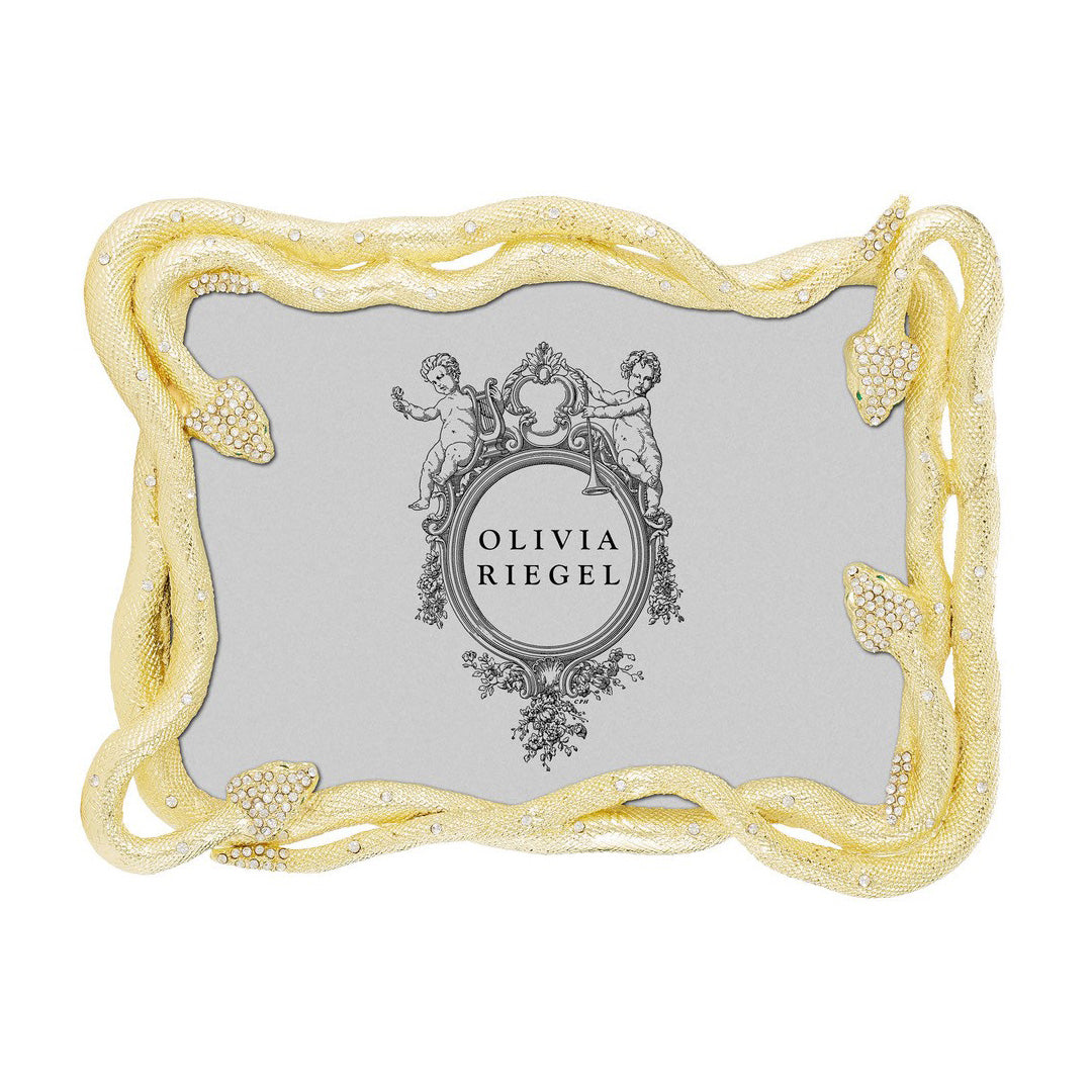 5x7 Serpentina Picture Frame - Elegant Wall & Tabletop Display for Photos, Artwork, and Memorabilia - Perfect for Home, Office, and Gift Giving