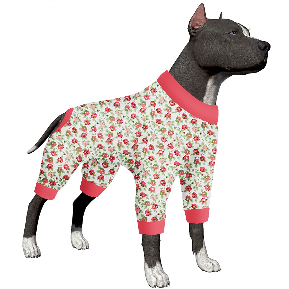 **LovinPet Large Dog Pajamas - Post-Surgery Recovery Shirt for Pitbulls & Big Dogs | Lightweight, Comfortable Unicorn Print PJs for Relaxation & Healing**    *(Use Case: Perfect for post-surgery recovery, cozy lounging, or fun dress-up at home!)*