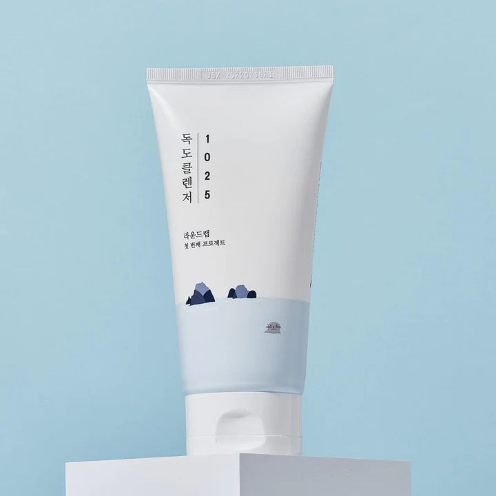 Round Lab 1025 Dokdo Cleanser 150ml - Gentle Foaming Face Wash for Sensitive Skin, pH Balanced Daily Cleanser with Natural Ingredients | Perfect for Morning & Night Skincare Routine