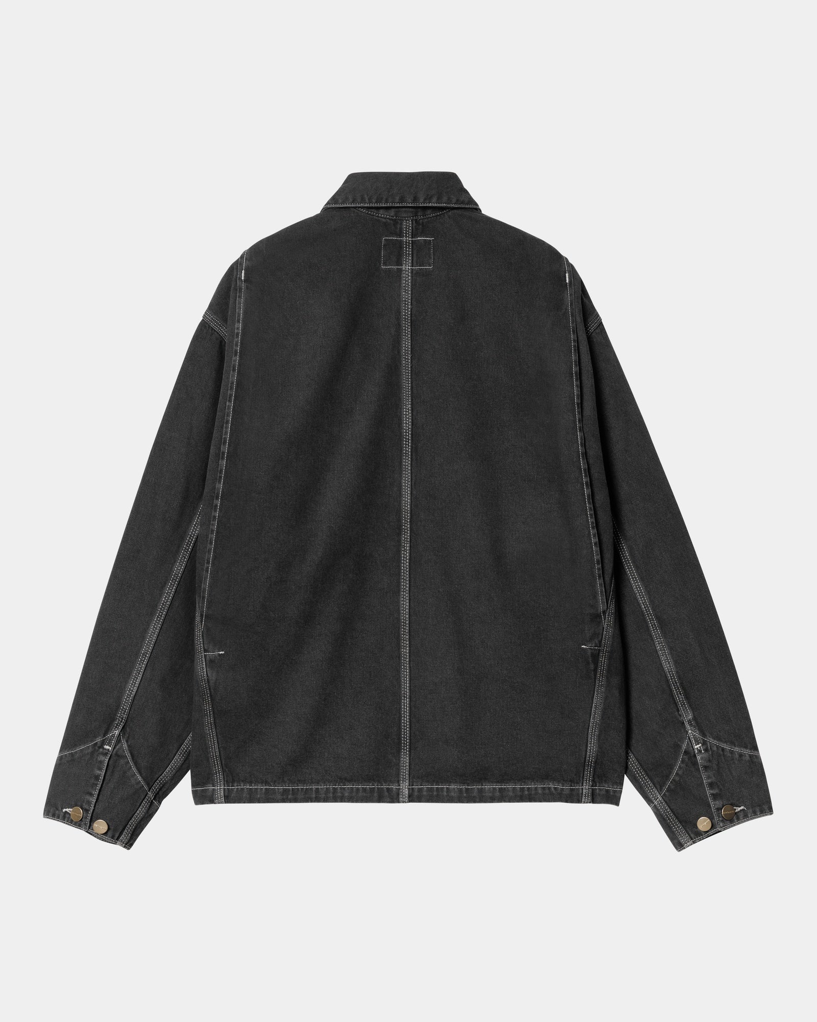Women's OG Michigan Denim Coat - Spring Jacket in Black (Stone Washed) | Casual Outerwear for Everyday Wear & Outdoor Activities