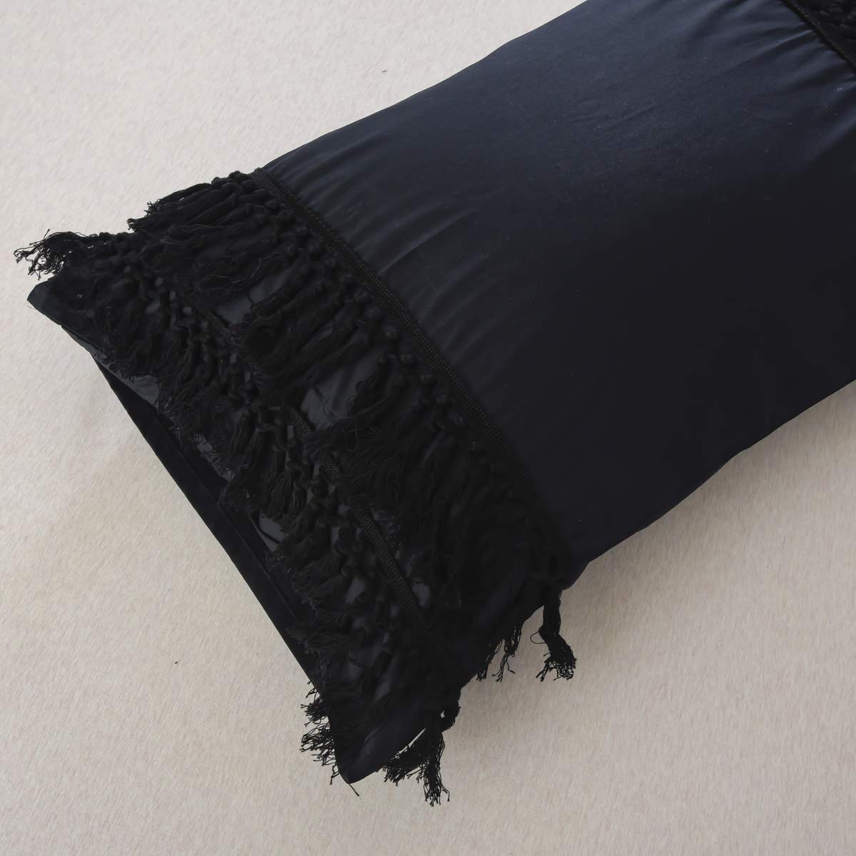 Softta 3-Piece Bohemian Duvet Cover Set - 100% Washed Cotton with Tassels (1 Duvet Cover + 2 Pillowcases) | Luxury & Elegant Bedding for Master Bedroom, Guest Room & Bohemian Style Home Decor