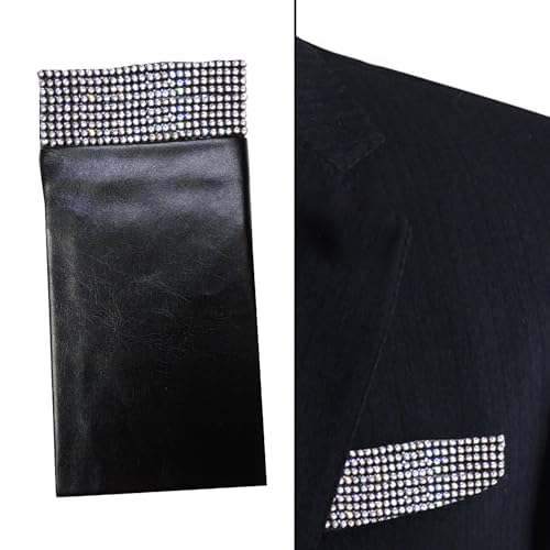Pocket Square White and Black
