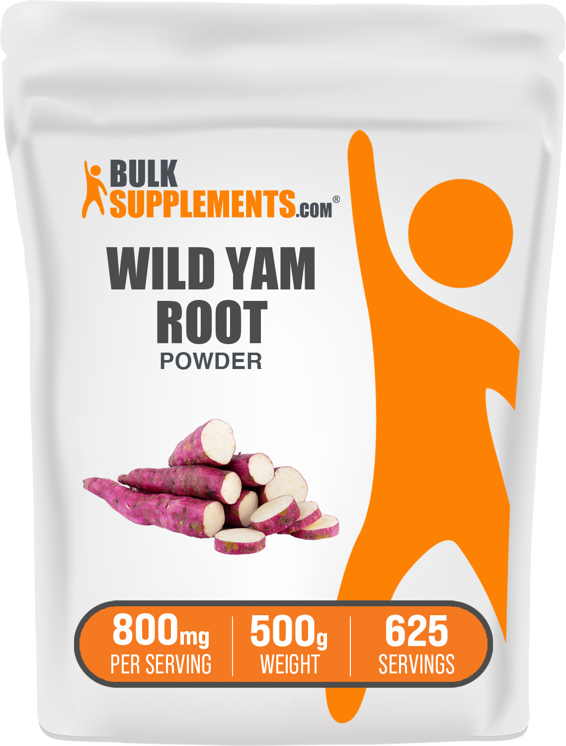 Organic Wild Yam Root Powder for Women's Health - Natural Hormone Balance Supplement for Menopause & PMS Relief - Vegan, Non-GMO, Gluten-Free - Perfect for Smoothies, Teas & Herbal Remedies
