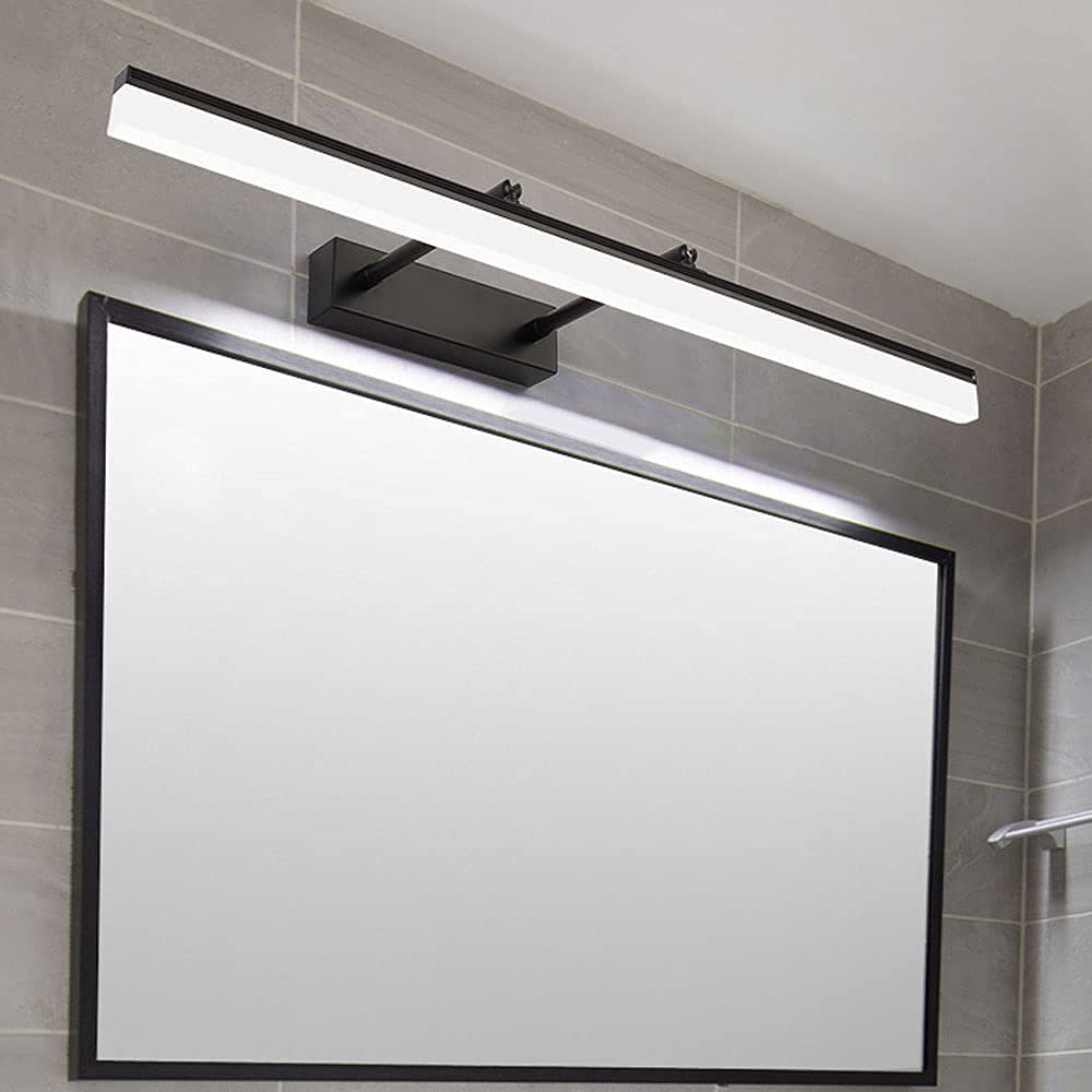 Modern LED Vanity Mirror Light - Adjustable Bathroom Wall Sconce Lighting Fixture for Makeup Mirror Cabinet, Dimmable Front Lamp with Warm White Light - Perfect for Home Decor, Spa-like Bathroom & Dressing Room Lighting