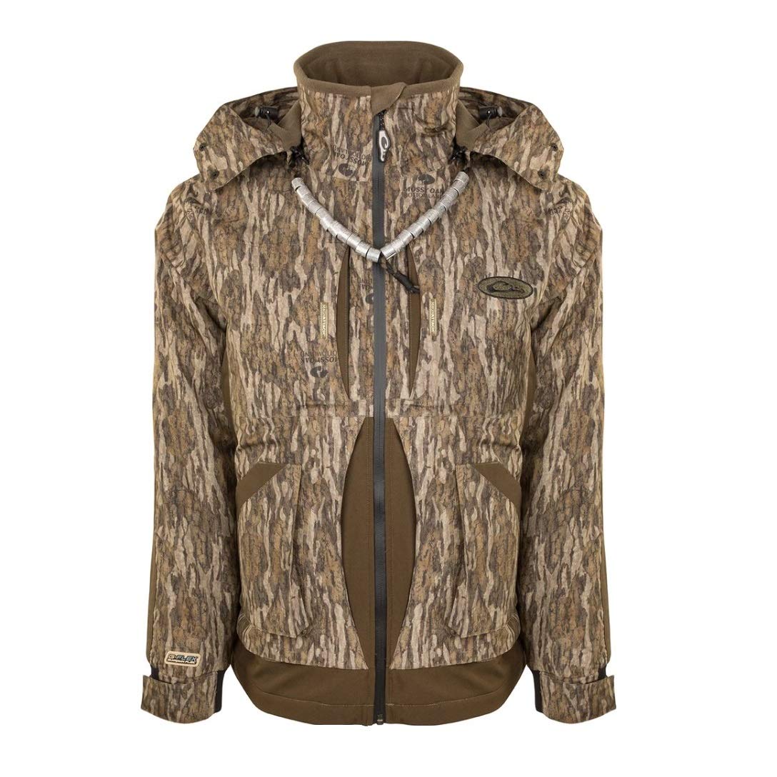 Drake Waterfowl Men's Mechanical Jacket - Waterproof Full Zip Hunting Coat for Outdoor Adventures | Ideal for Duck Hunting, Fishing & Cold Weather Activities