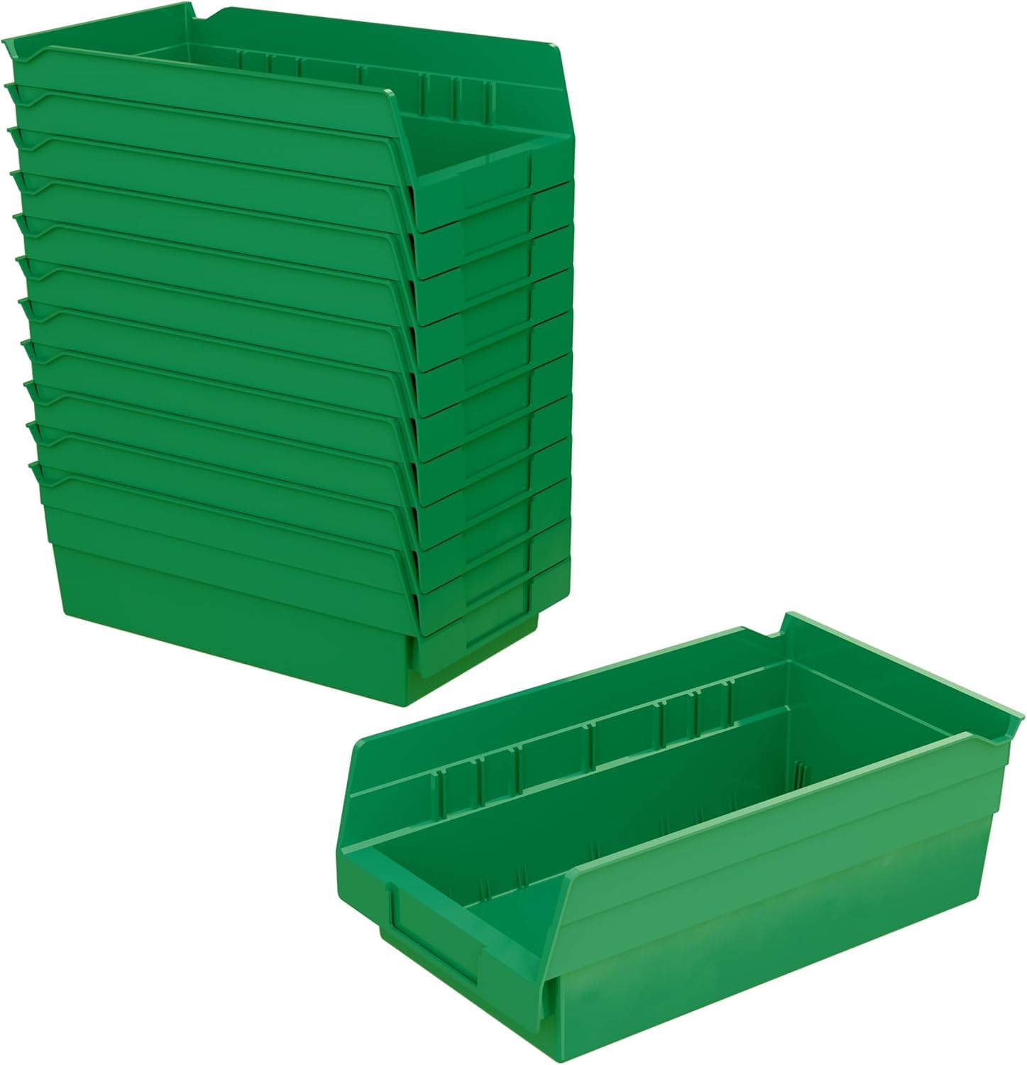 Akro-Mils 30130 Heavy Duty Plastic Storage Bins - 12-Pack, 12