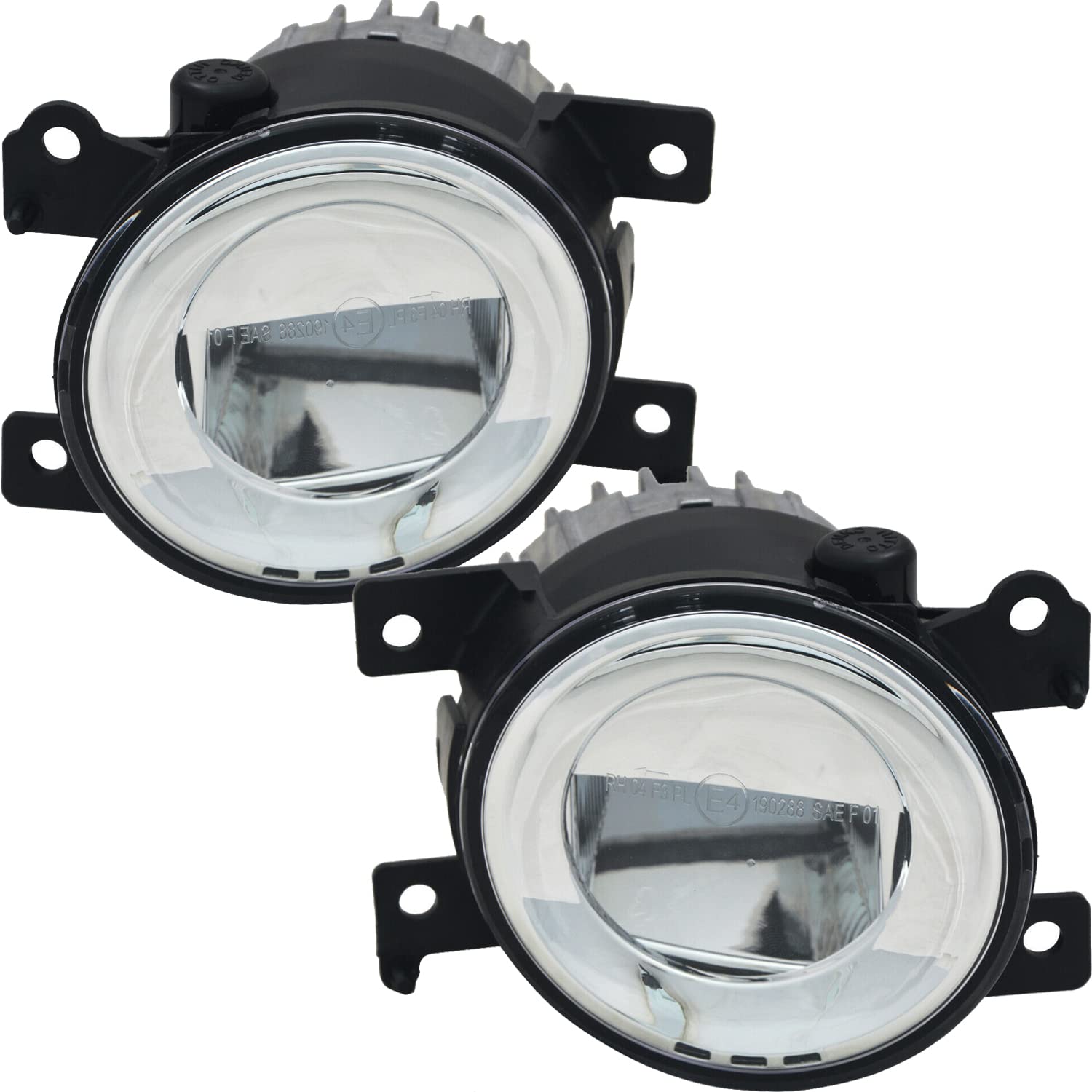 HEADLIGHTSDEPOT LED Fog Lights Kit for 2015-2017 Infiniti QX80 - Driver & Passenger Side Replacement - Perfect for Night Driving and Off-Road Adventures