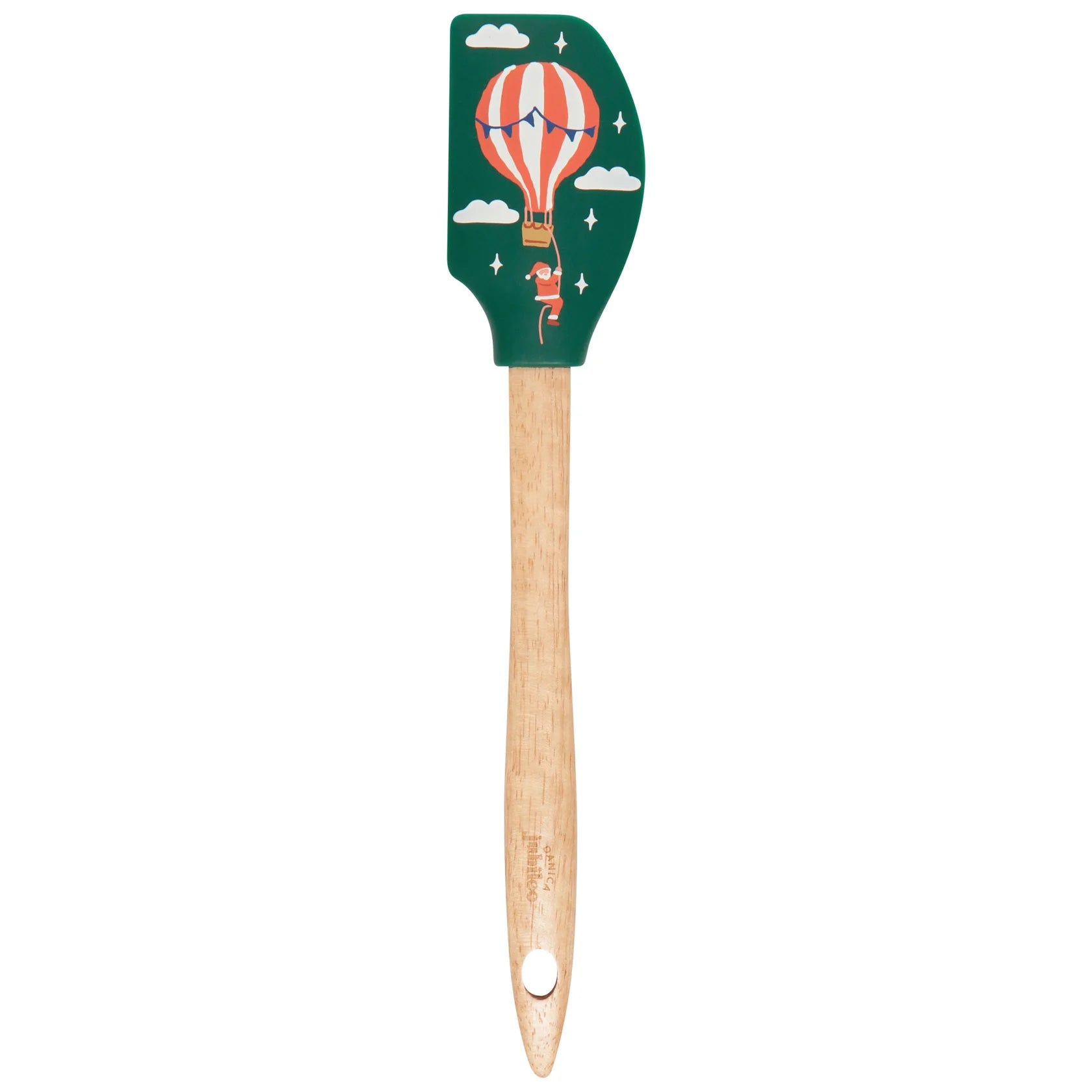 Jubilee Candy Cane Lane Spatulas Set of 2 - Christmas Baking Utensils for Cookies, Cakes & Holiday Treats - Perfect Gift for Bakers