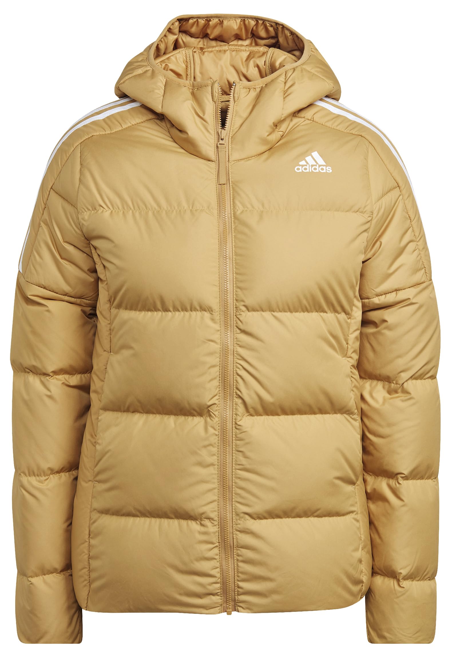 Adidas Women's Essentials Midweight Down Hooded Jacket - Warm Winter Coat for Outdoor Activities, Hiking & Casual Wear