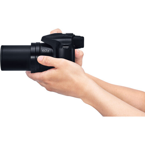 Panasonic LUMIX FZ80D 4K Digital Camera with 60X Zoom Lens, WiFi & 18.1MP Sensor - Perfect for Travel, Wildlife Photography & Vlogging