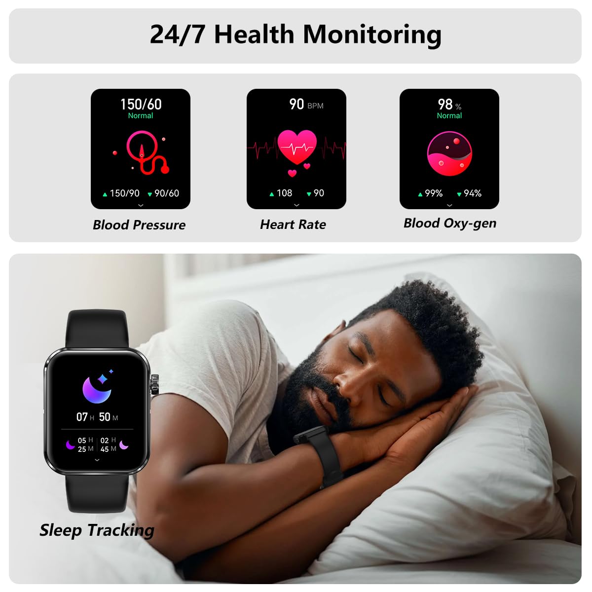 MorePro Smart Watch with Call Function, 1.83