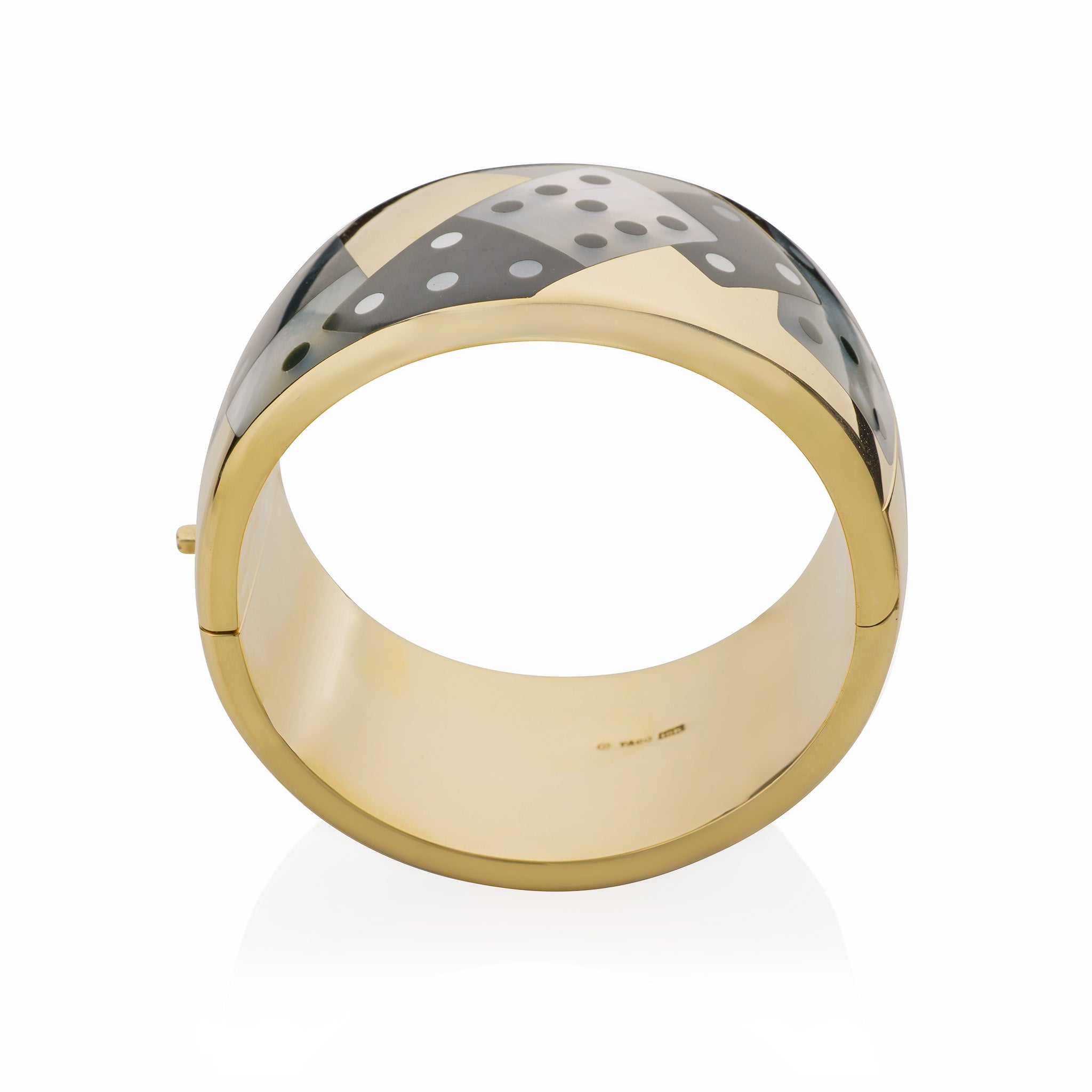 Tiffany & Co. Black Jade and Mother of Pearl Domino Bracelet - Elegant Jewelry for Women, Perfect for Parties, Weddings & Special Occasions