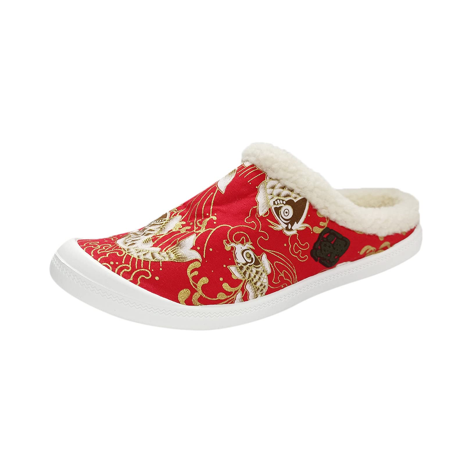 **Women's Casual Loafers - Soft Velvet Slip-On Shoes for Women, Warm Vulcanized Canvas Slippers for Autumn, Comfortable Flat Shoes for Indoor/Outdoor Use - Perfect for Home, Office & Travel**