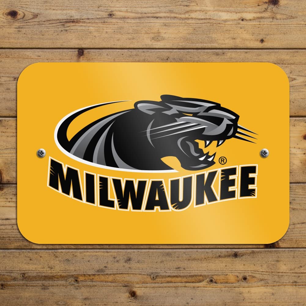 University of Wisconsin Milwaukee Official Logo Wall Decor - Premium College Sign for Home, Office & Business - Perfect for Alumni Gifts, Game Room & School Spirit Decorations