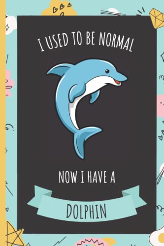 Funny Dolphin Lover Notebook - 6x9 Inches, 110 Pages - Perfect Gift for Marine Life Enthusiasts | Ideal for Journaling, Note Taking & School Use | Cute Dolphin Design for Kids & Adults (Italian Edition)