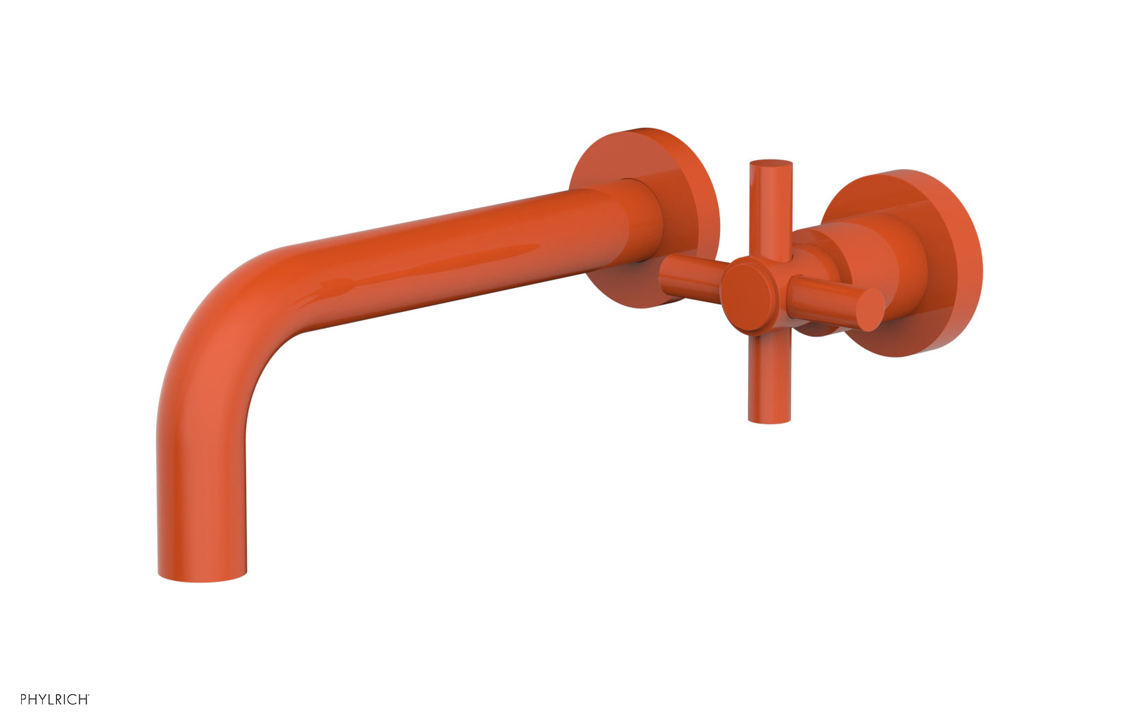 D131-15 Single Handle Wall Mount Lavatory Faucet Set - Cross Handle Design for Bathroom Sink, Perfect for Modern Home & Commercial Use