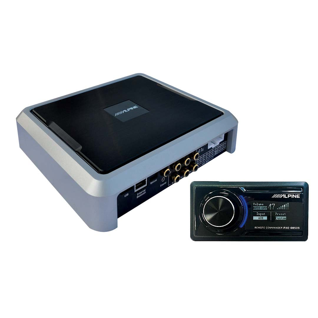 Alpine PXE 0850S Advanced Wireless Digital Sound Processor - Car Audio DSP for Premium Sound Quality | Perfect for Car Audio Systems & Custom Installations