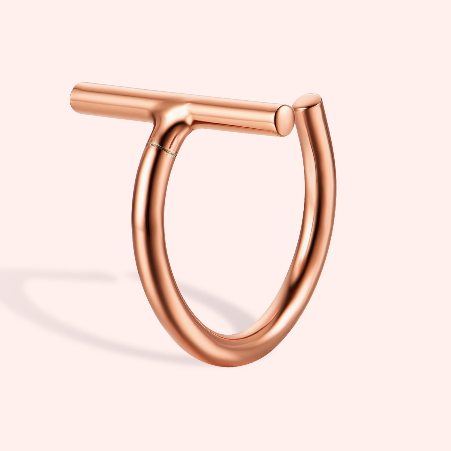 Charisma Lip Ring - Rose Gold Lip Piercing Jewelry for Women & Men | Perfect for Parties, Concerts & Alternative Fashion