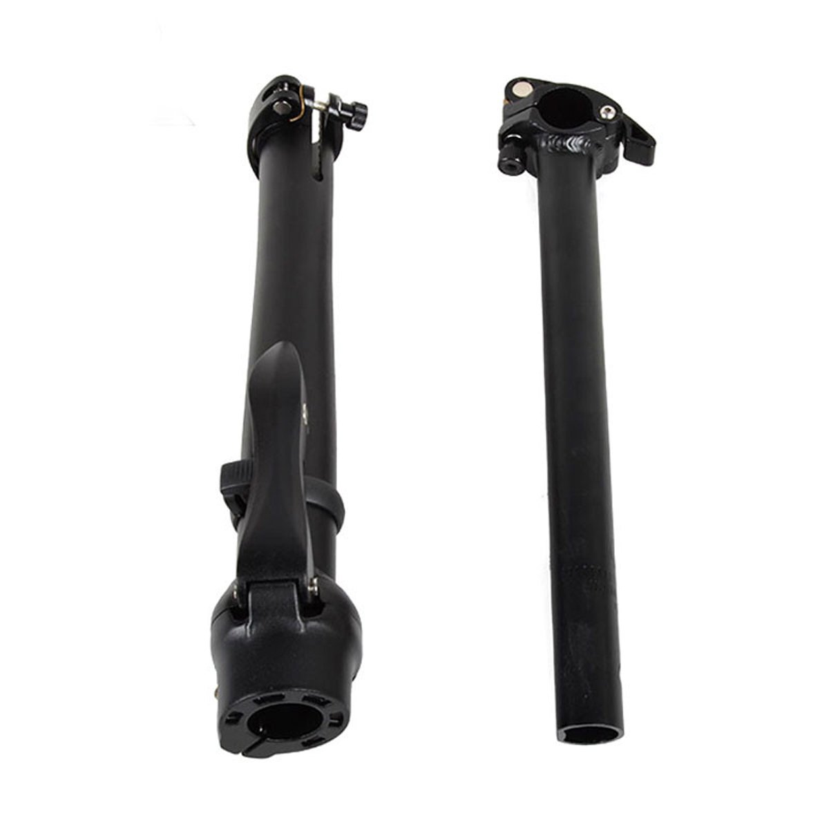 SENQI Quick-Release Aluminum Alloy Folding Bike Stem - Adjustable 25.4/28.6/460mm Bicycle Handlebar Post for Mountain & Road Bikes - Perfect for Commuting, Travel & Urban Cycling