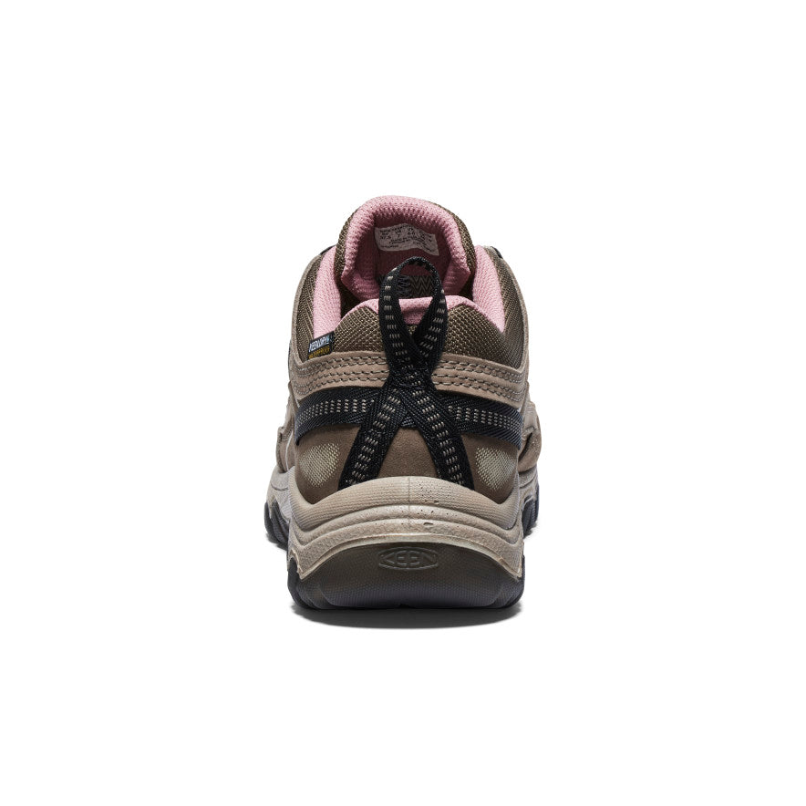 Women's Targhee IV Waterproof Hiking Shoes - Brindle/Nostalgia Rose | Lightweight & Durable for Outdoor Adventures, Trail Running & Backpacking