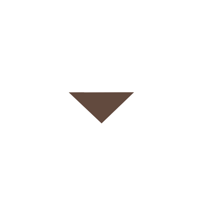 Winckelmans Granitklinker Chocolate Brown Triangle Tiles 3.5x3.5x5cm - Premium Ceramic Floor & Wall Tiles for Kitchen Backsplash, Bathroom & Outdoor Patio