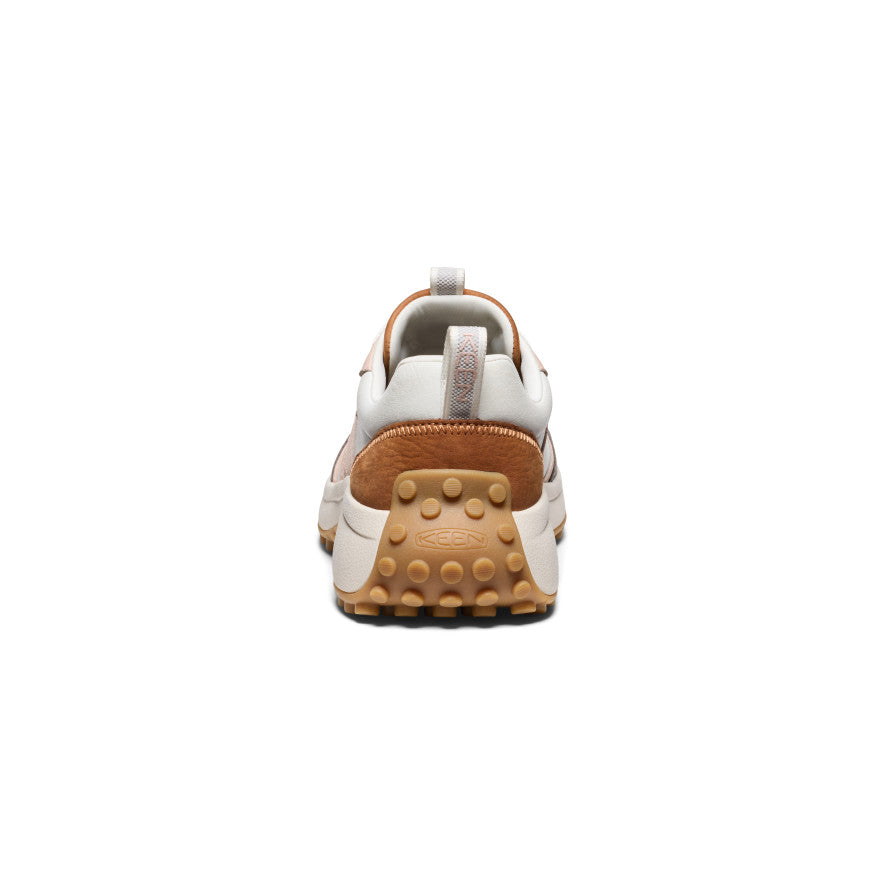 Women's KS86 Leather Sneakers - Comfortable & Stylish KEEN Walking Shoes in Maple/Cameo Rose | Perfect for Casual Outings, Travel & Outdoor Adventures