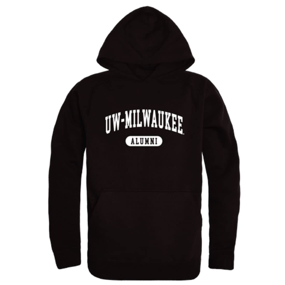 UW Milwaukee Panthers Alumni Fleece Hoodie Sweatshirt - Black | Comfortable & Warm Pullover for College Fans, Game Day & Casual Wear