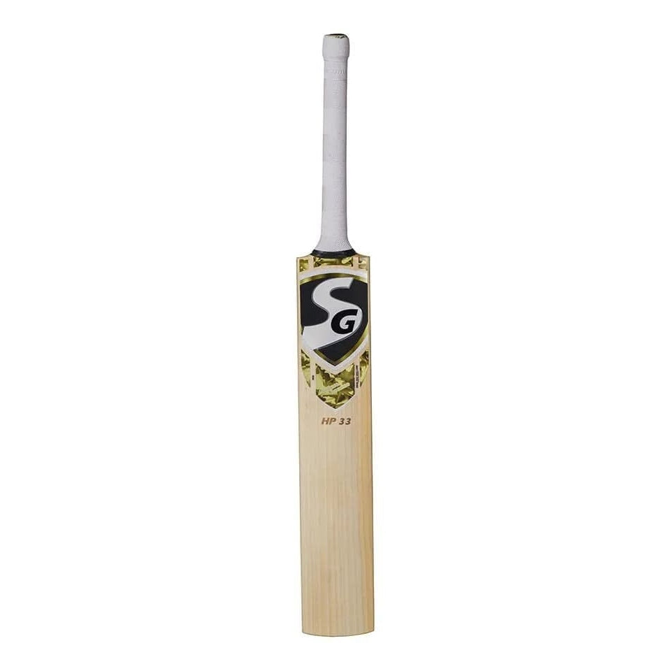 SG HP 33 Adult Cricket Bat 2022 - Premium English Willow Cricket Bat for Men - Perfect for Professional Matches & Backyard Practice