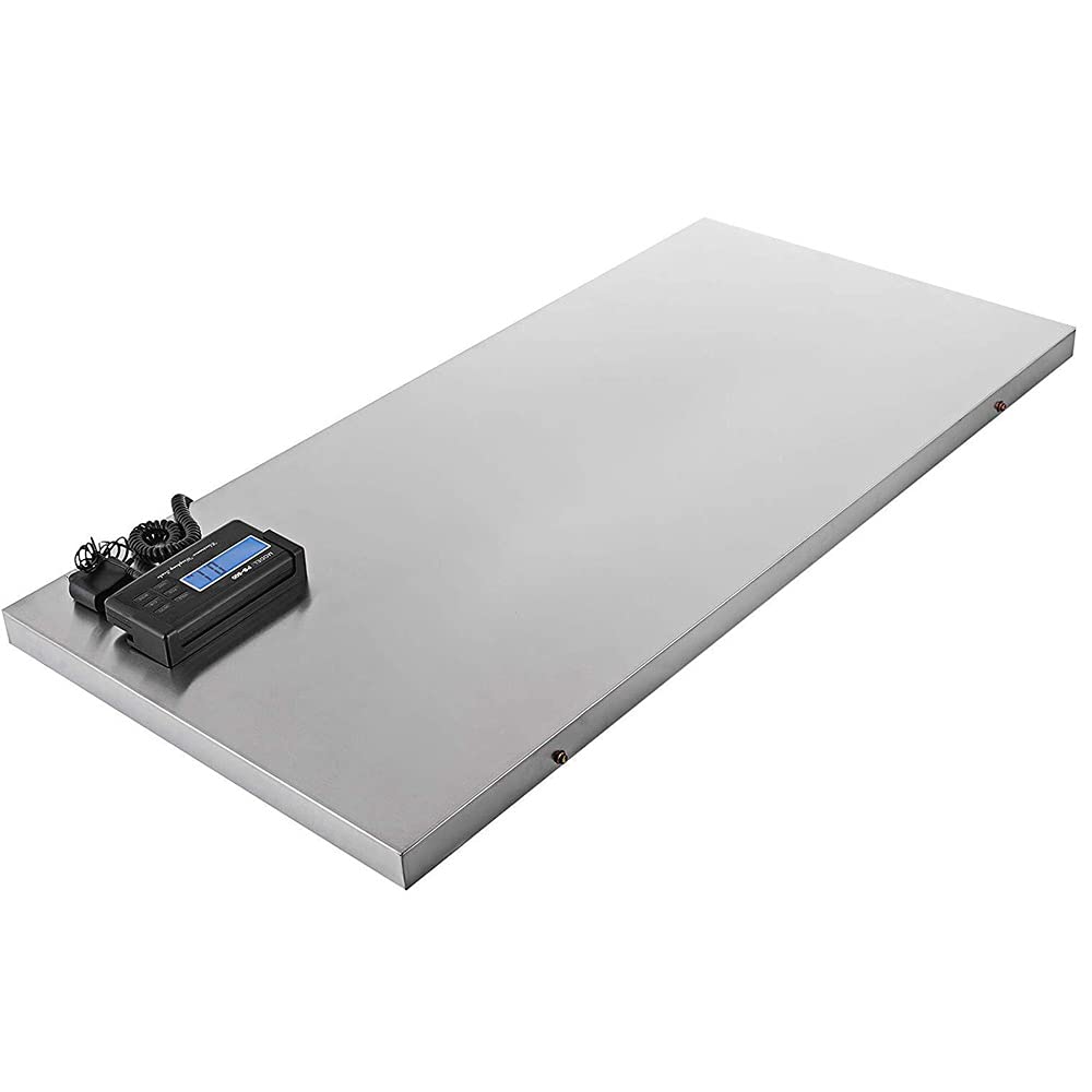 LOYALHEARTDY 1100Lbs Digital Pet Scale - Heavy Duty Veterinary Scale for Dogs, Cats, Livestock with Stainless Steel Platform - Perfect for Vet Clinics, Farms, and Home Pet Weight Monitoring