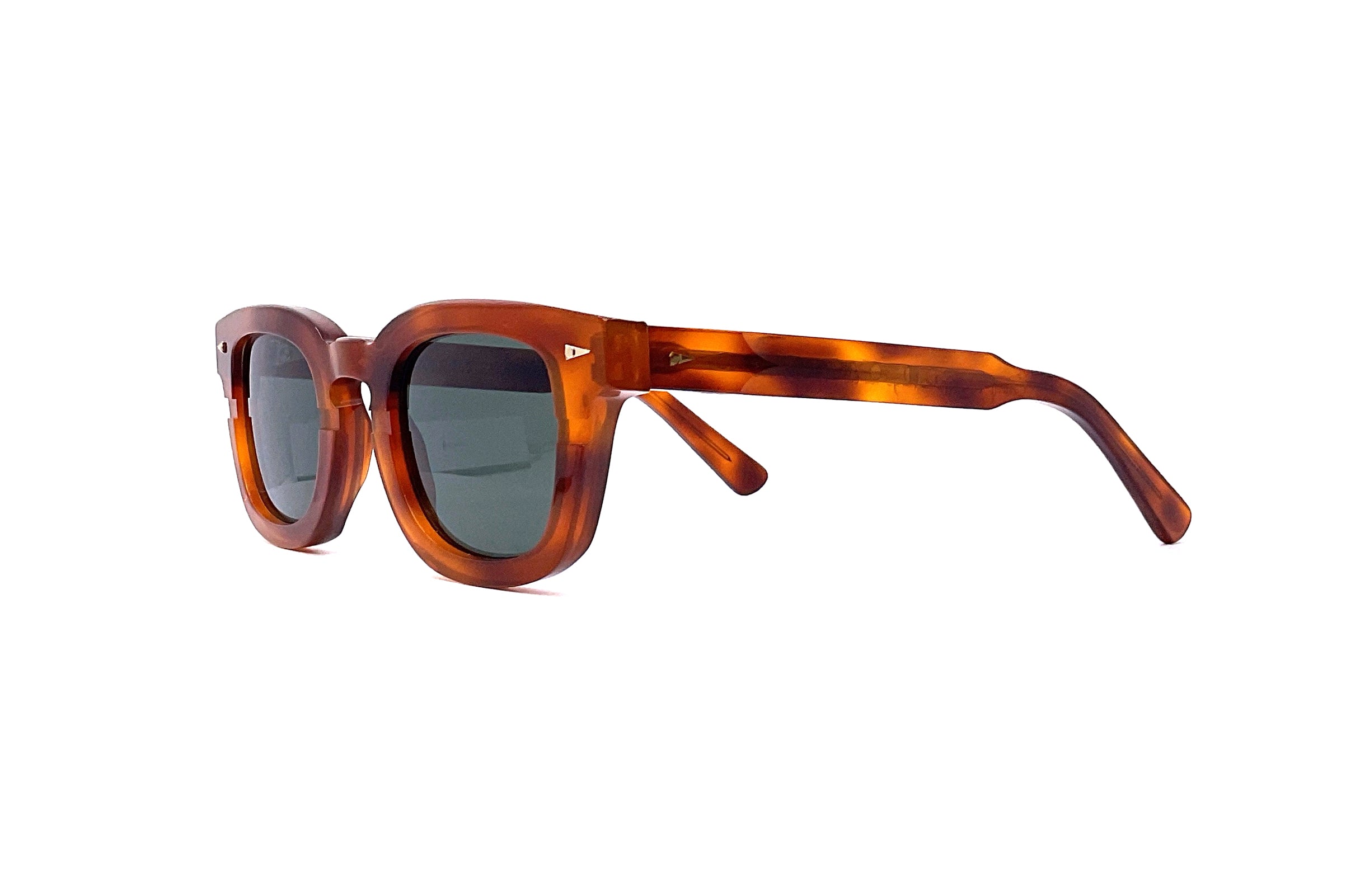 Ahlem Champ de Mars Sun (Orange Turtle) Sunglasses - UV Protection, Polarized Lenses for Men & Women - Perfect for Beach, Driving & Outdoor Activities