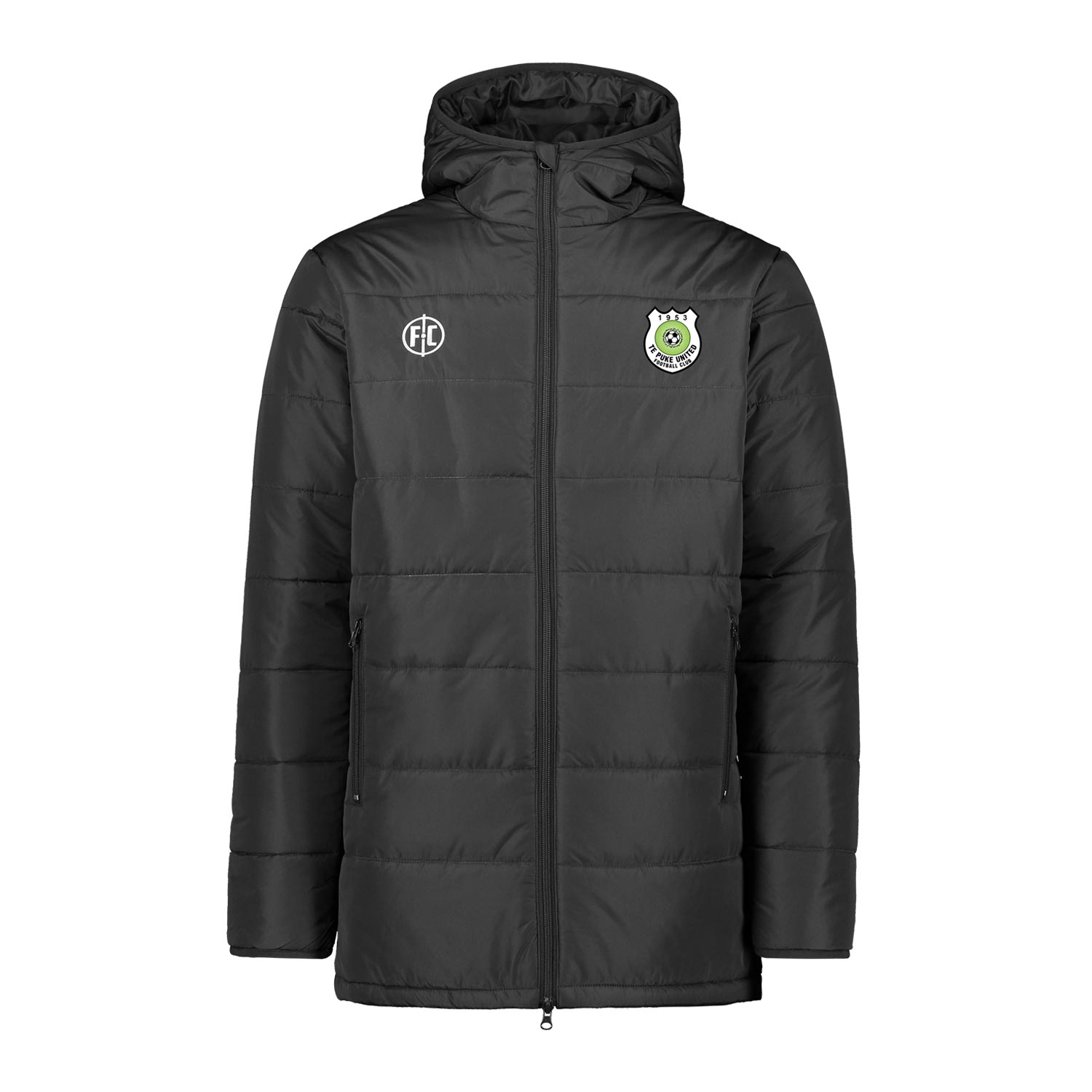 Te Puke United Club Padded Jacket - Warm & Stylish Men's Winter Coat for Outdoor Activities | Perfect for Hiking, Camping & Casual Wear