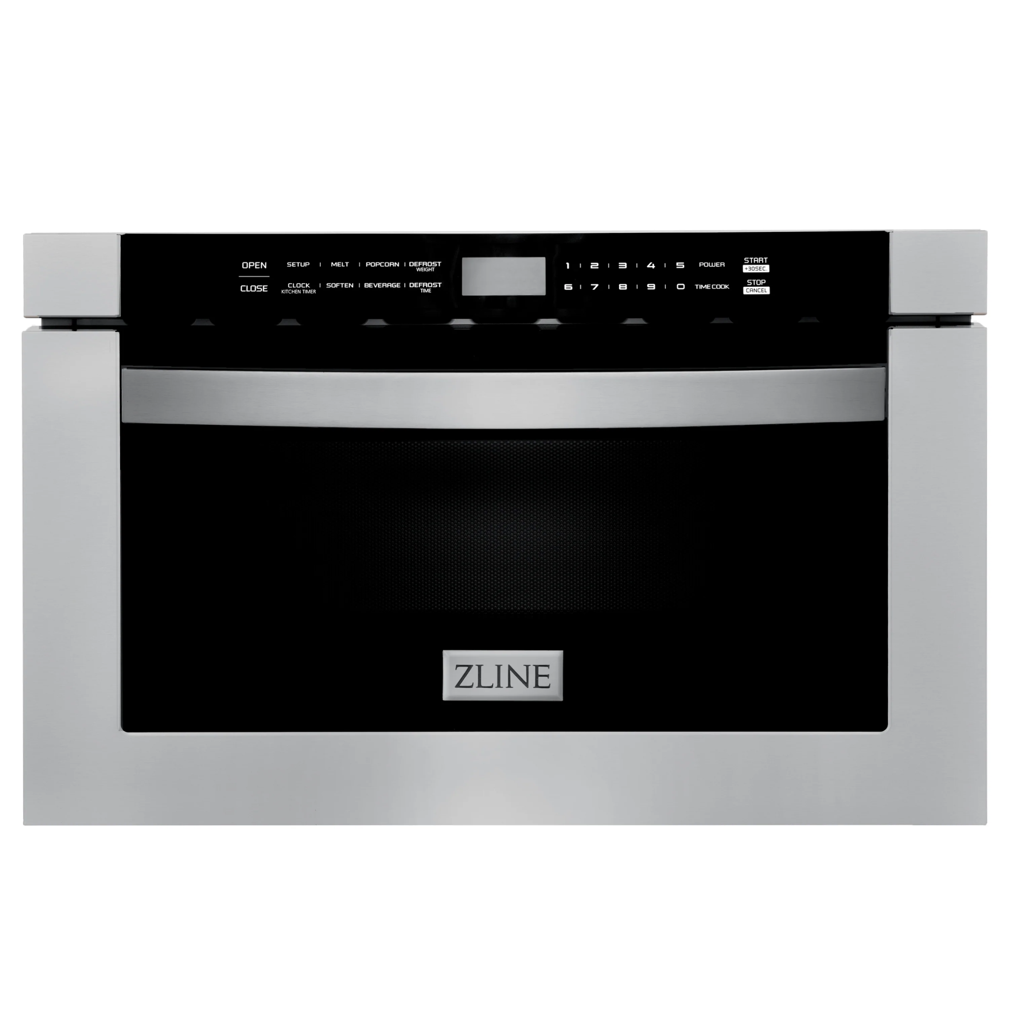 ZLINE 24 Inch 1.2 cu. ft. Built-In Microwave Drawer - Stainless Steel, Under Counter Installation for Modern Kitchens & RVs