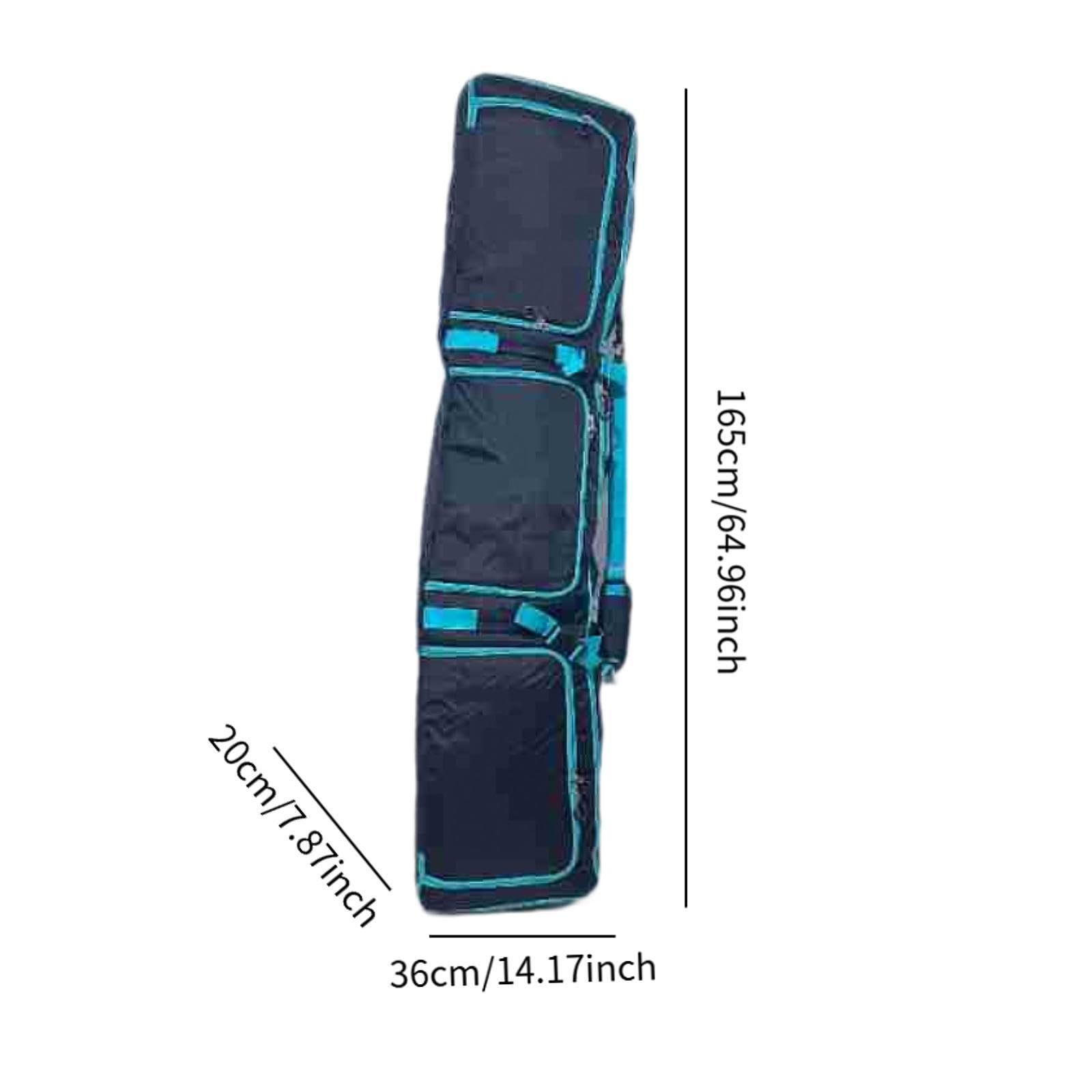 Best Large Capacity Wheeled Ski & Snowboard Bag for Men & Women - Durable Travel Ski Equipment Carrier for Outdoor Adventures & Airplane Travel
