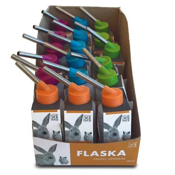 M PETS Flaska Leak-Proof Water Bottle for Dogs & Cats - Portable Pet Travel Bowl for Hiking, Walking, and Outdoor Adventures