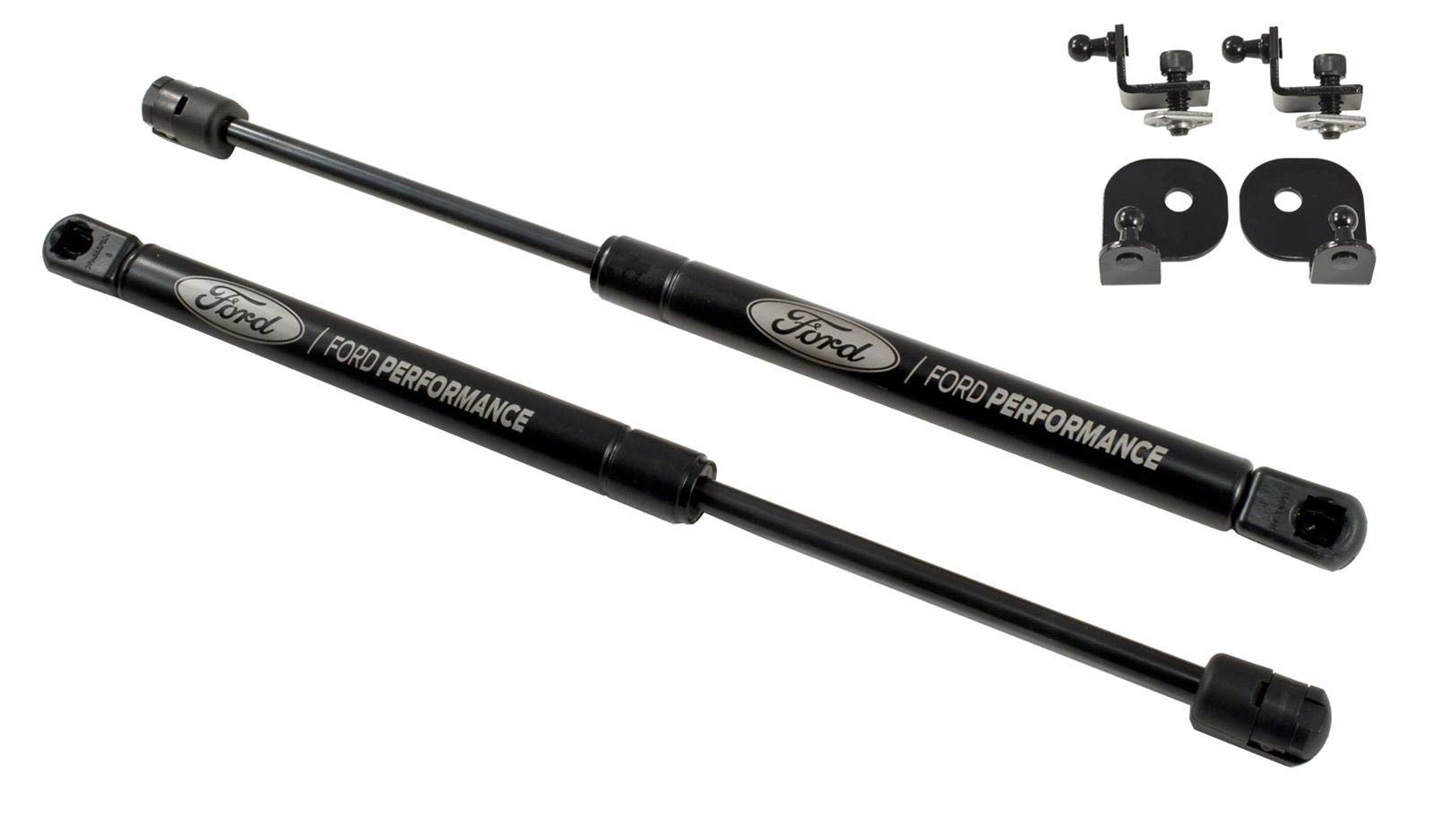 Ford Racing M-16826-MA Hood Lift Kit - Heavy Duty Gas Struts for Ford Mustang, F-150, Bronco - Easy Installation & Improved Access - Perfect for Car Enthusiasts & DIY Mechanics