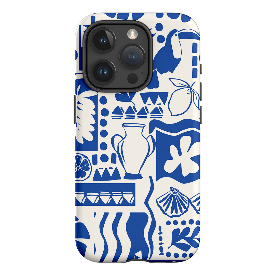 Stylish Toucan Blue Tropical Design Phone Case - Durable & Trendy Cover for iPhone & Samsung - Perfect for Beach Vacations & Summer Outings