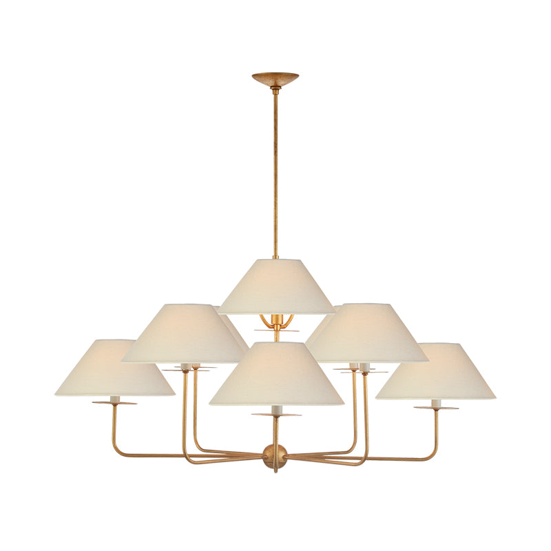 Kelley Chandelier - Elegant Crystal Ceiling Light Fixture for Dining Room, Living Room & Bedroom | Modern Home Decor Lighting