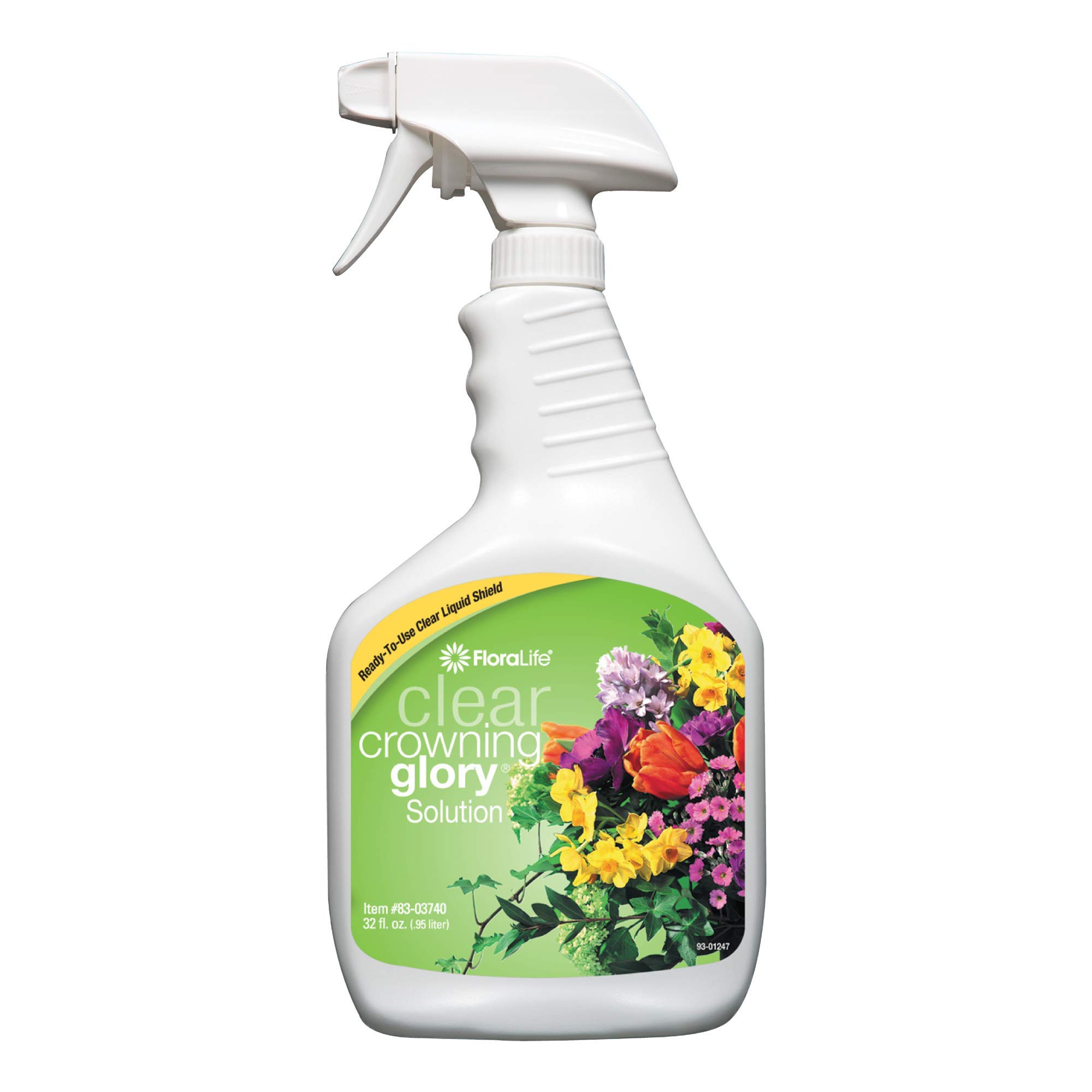 Crowning Glory Flower Spray 32 Fl. Oz - Long-Lasting Floral Shine & Hydration for All Hair Types | Perfect for Daily Use, Special Occasions & Salon Styling