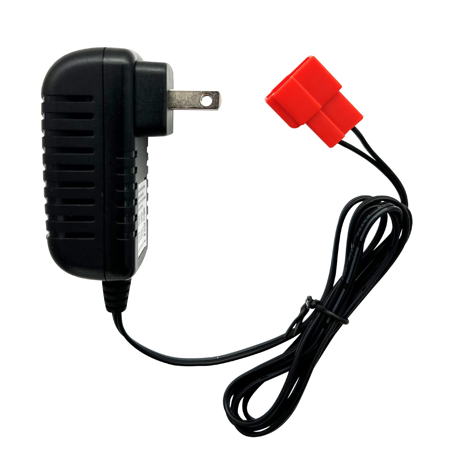 12V Kids Ride On Car Charger - 12 Volt Battery Charger for Children's Toy Cars with Red Square Plug - Perfect for Power Wheels, Electric Ride-On Toys & Kids Vehicles