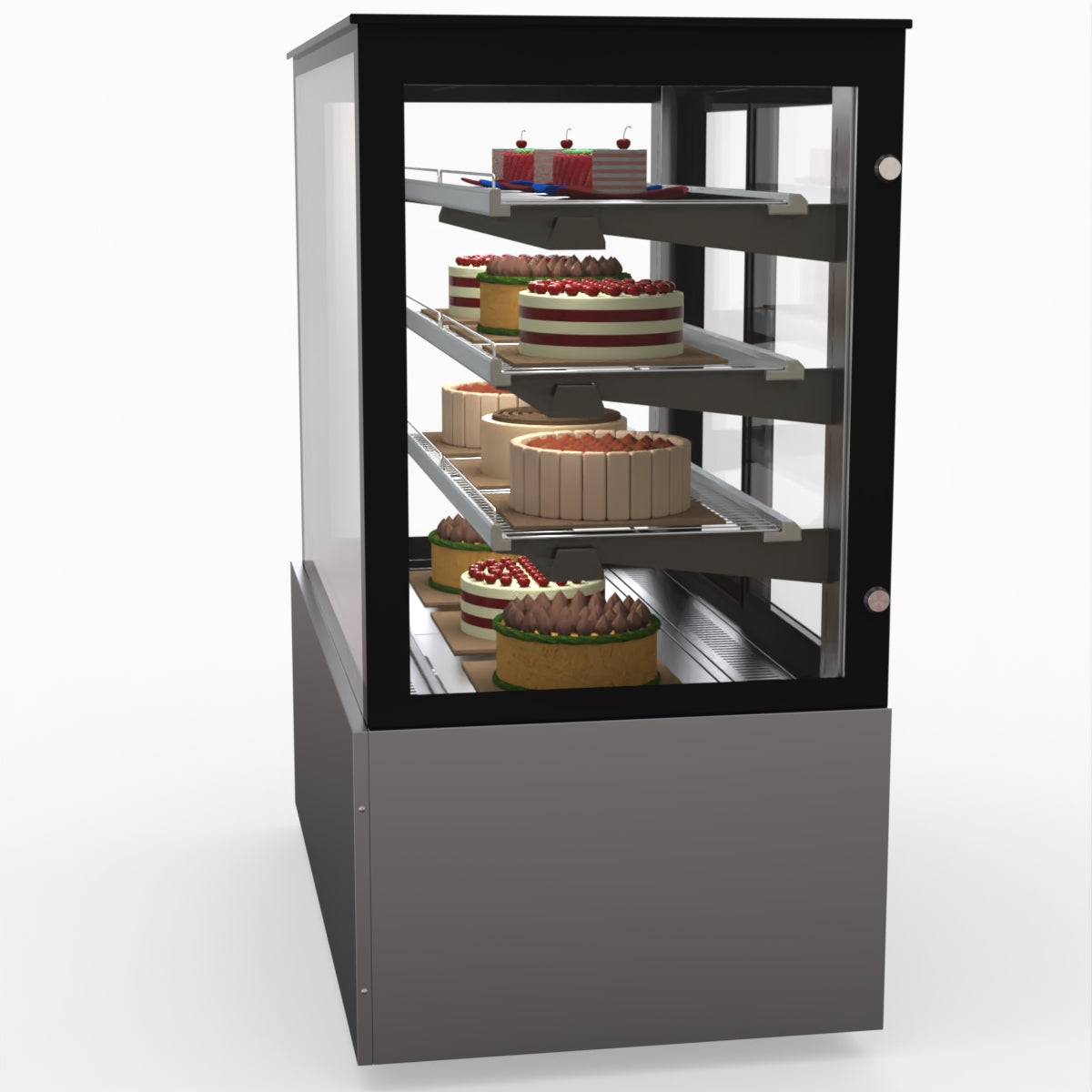 Bonvue SL840V Commercial Refrigerated Display Case - Perfect for Supermarkets, Delis, and Restaurants