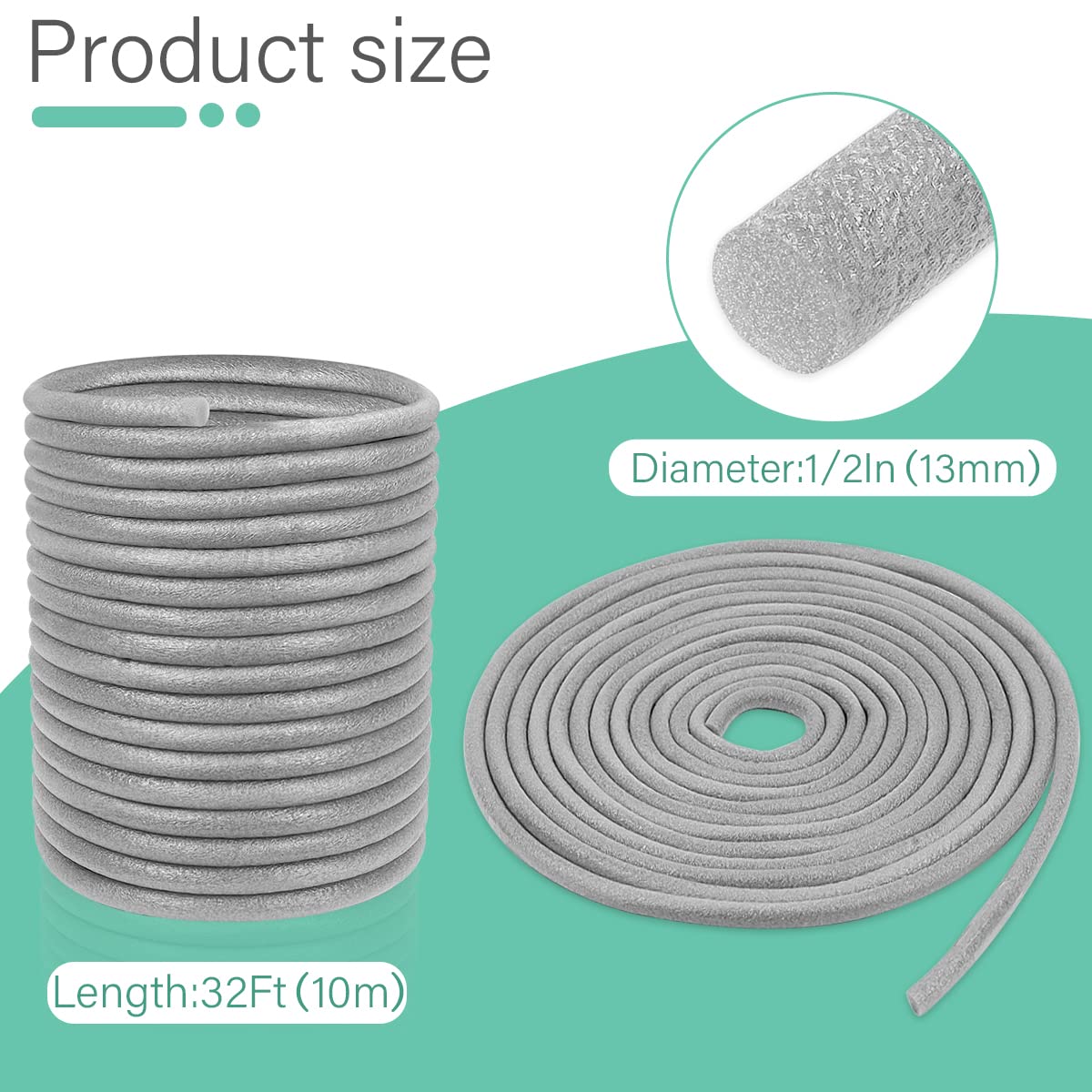 Storystore Backer Rod Foam Caulk Saver - 1/2