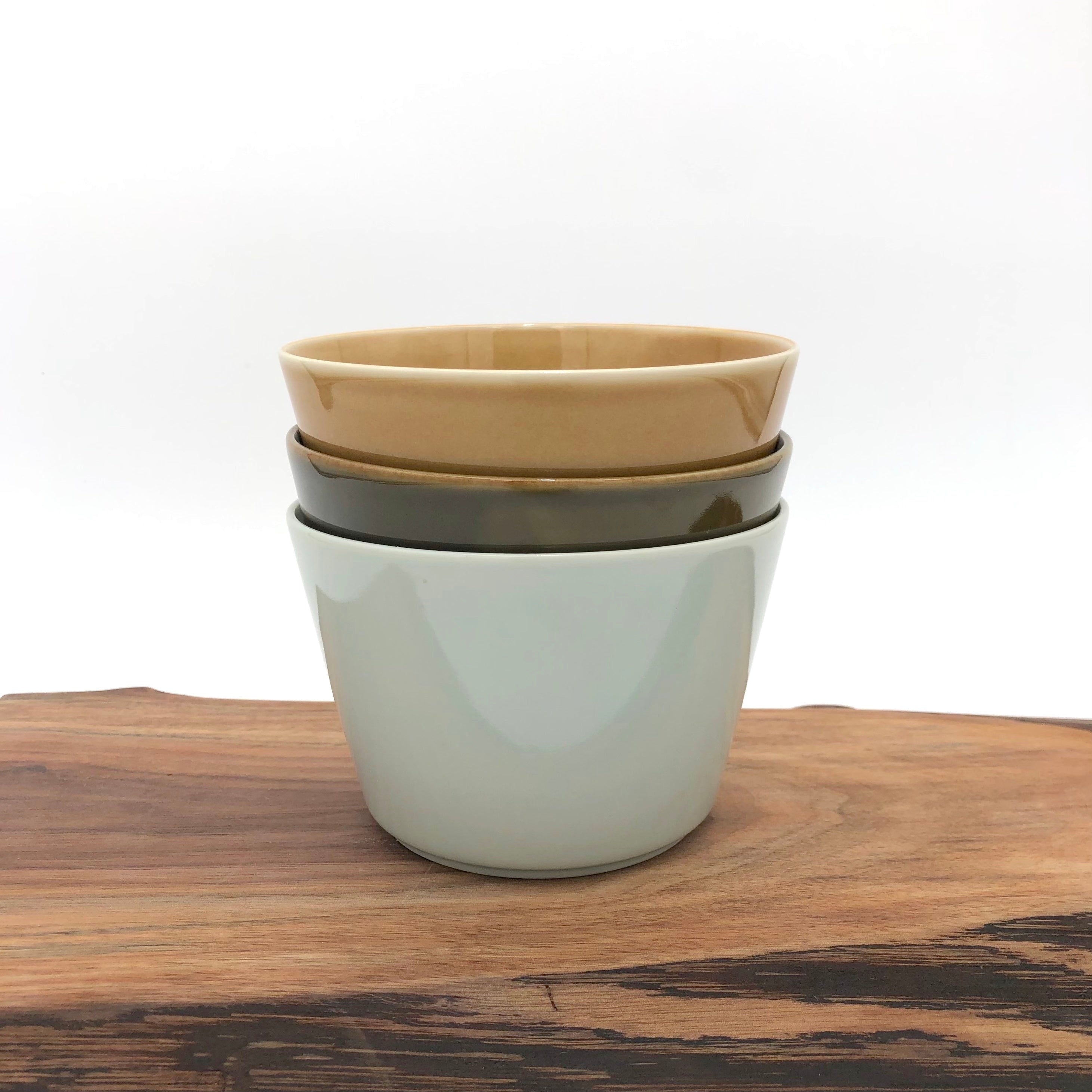 TRIPWARE Japan Recycled Stoneware Ceramics Large Straight Bowl - Eco-Friendly Dinnerware Set for Soup, Salad, Pasta | Assorted Colors | Microwave & Dishwasher Safe | Perfect for Home Dining & Restaurant Use