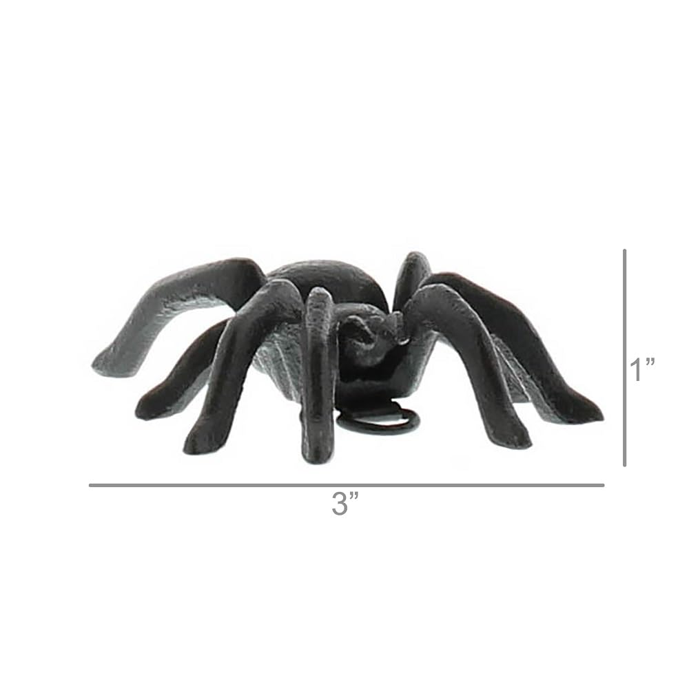 Vintage Cast Iron Spider Skillet - HomArt Antique Black Finish - Perfect for Camping, Outdoor Cooking & Dutch Oven Meals